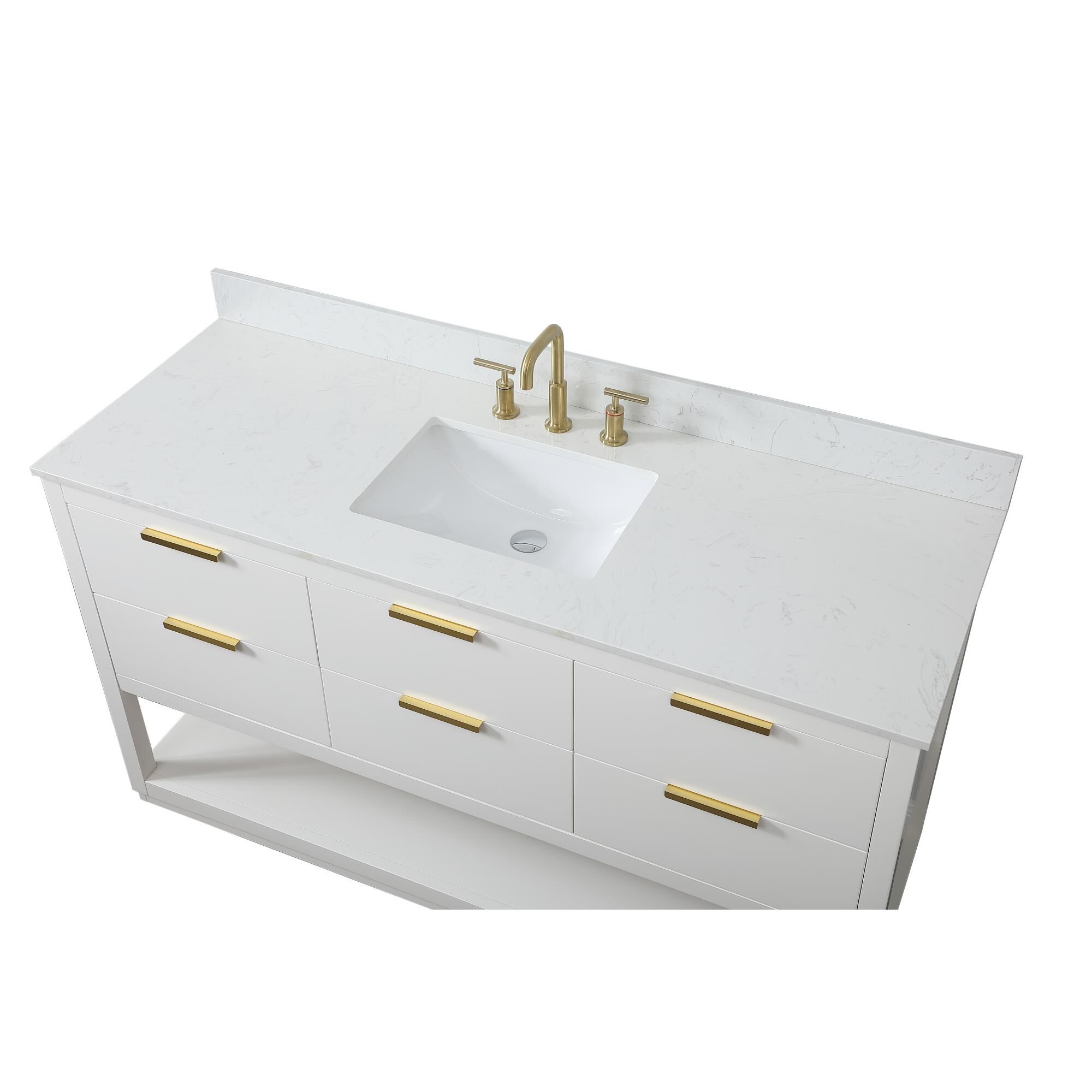 Larkin 60 Inch Bath Vanity by Elegant Decor