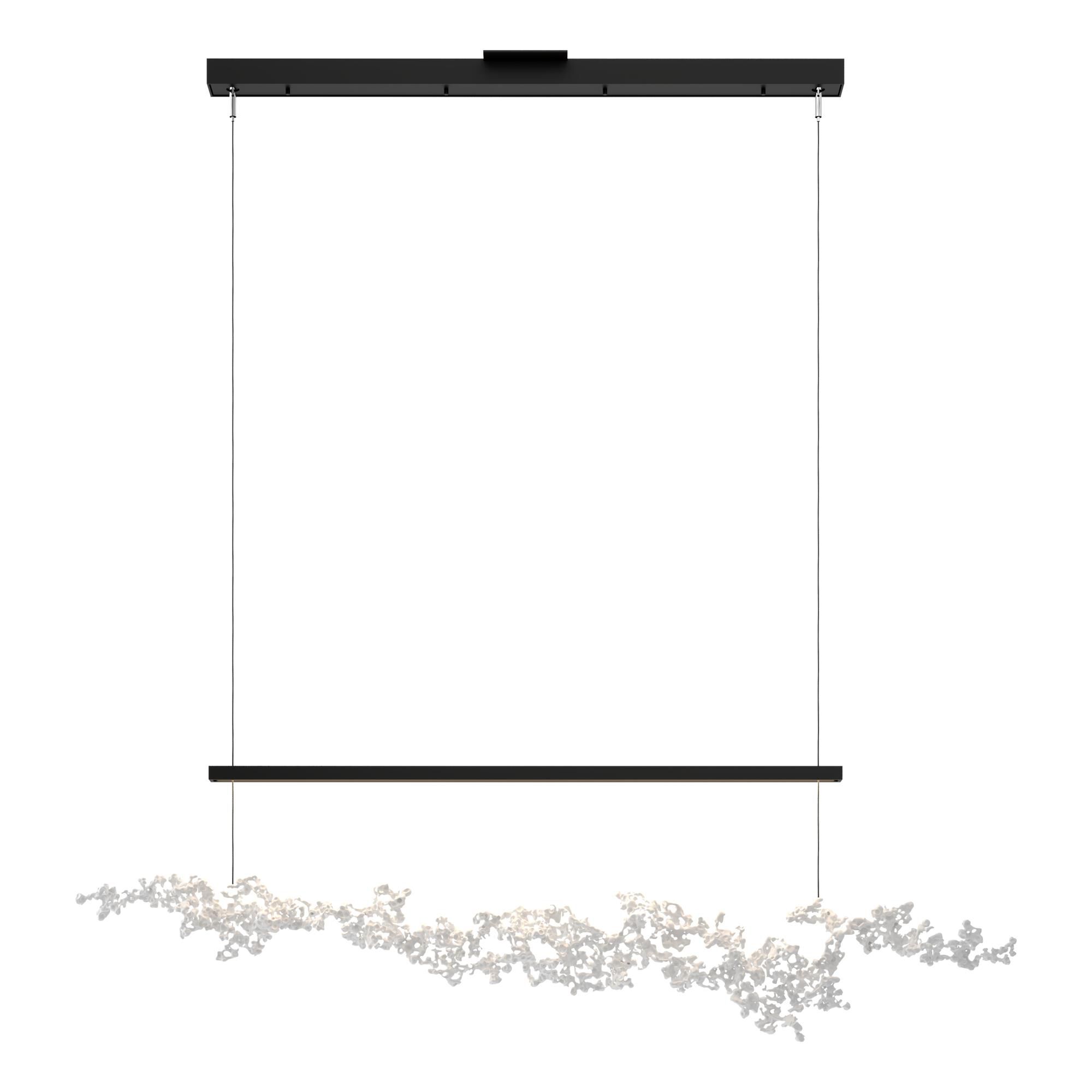 Shown in Black finish and White Aluminum shade