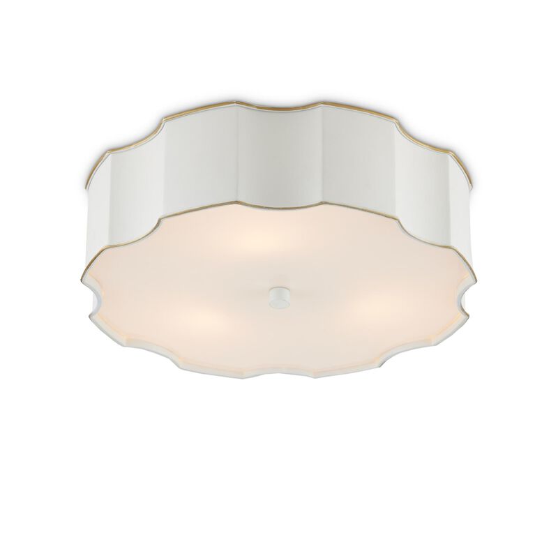 Wexford 19 Inch 3 Light Flush Mount by Currey and Company
