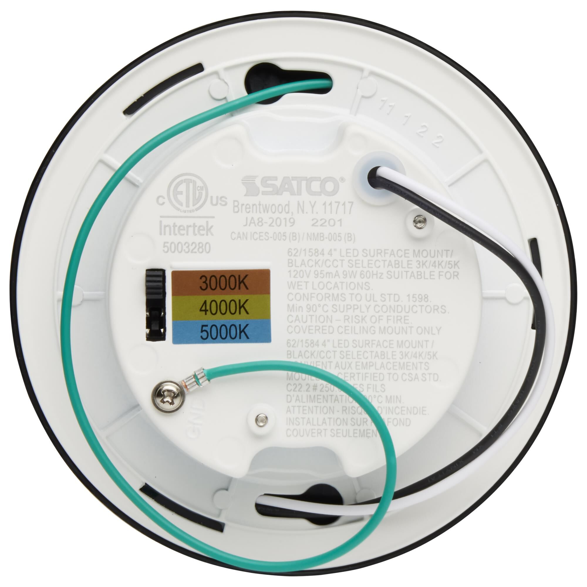 4 Inch 1 Light LED Flush Mount by Nuvo Lighting