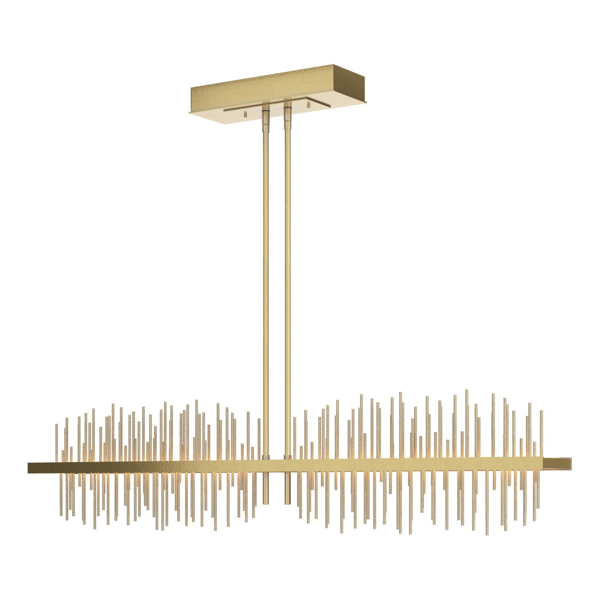 Shown in Modern Brass finish and Soft Gold accent