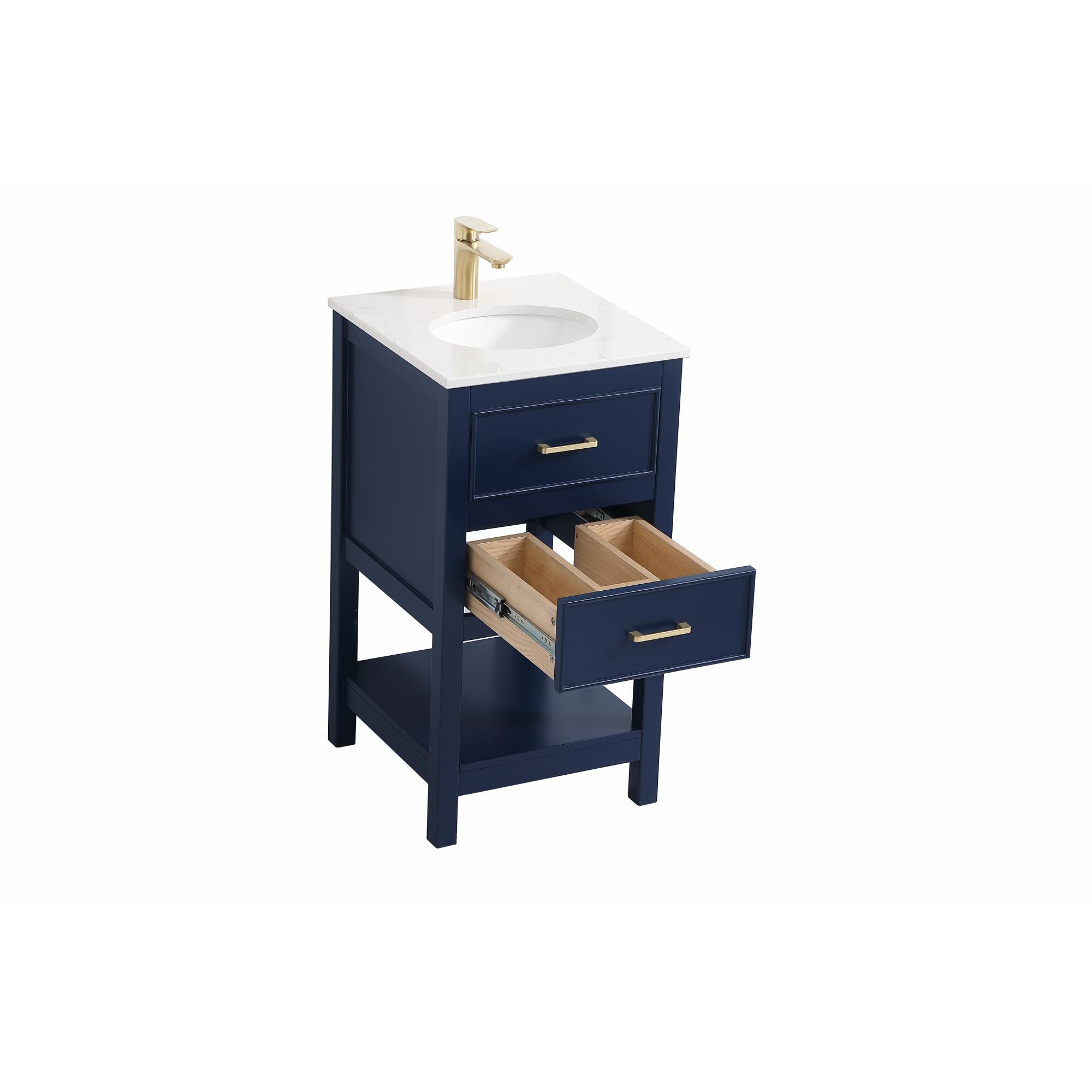 Shown in Blue finish