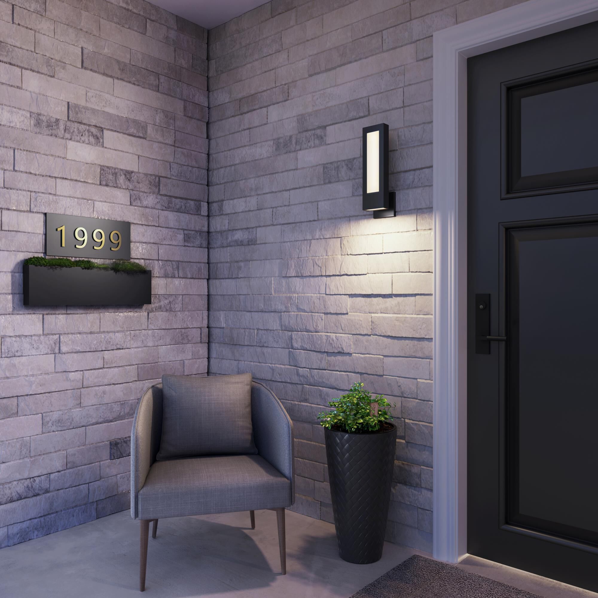 Millennium Lighting Amster 15 Inch Tall LED Outdoor Wall Light