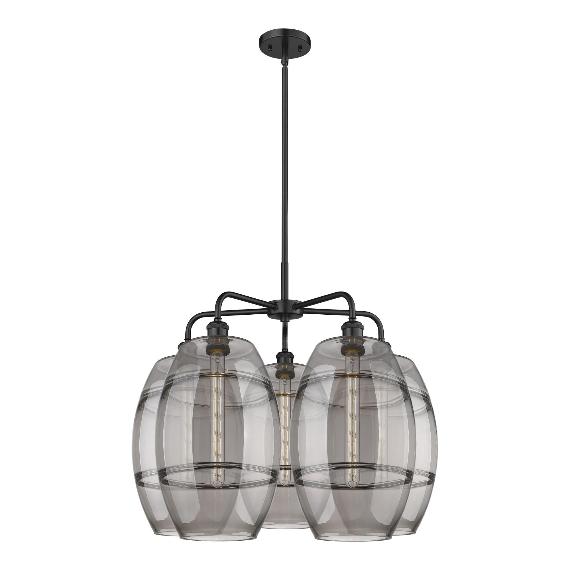 Shown in Matte Black finish and Light Smoke glass