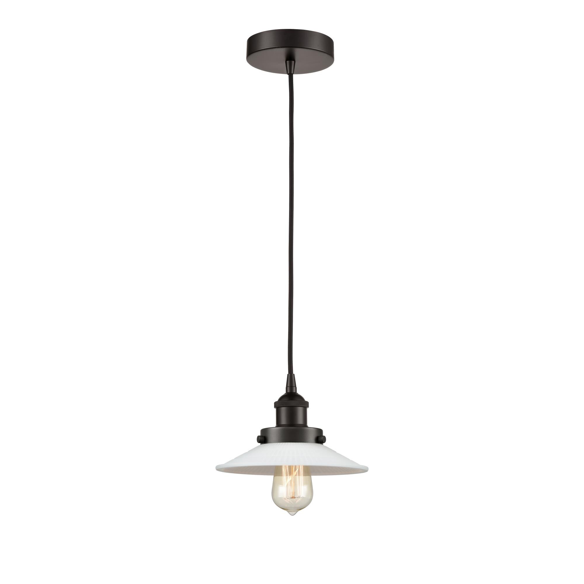 Bruno Marashlian Halophane 9 Inch Mini Pendant by Innovations Lighting