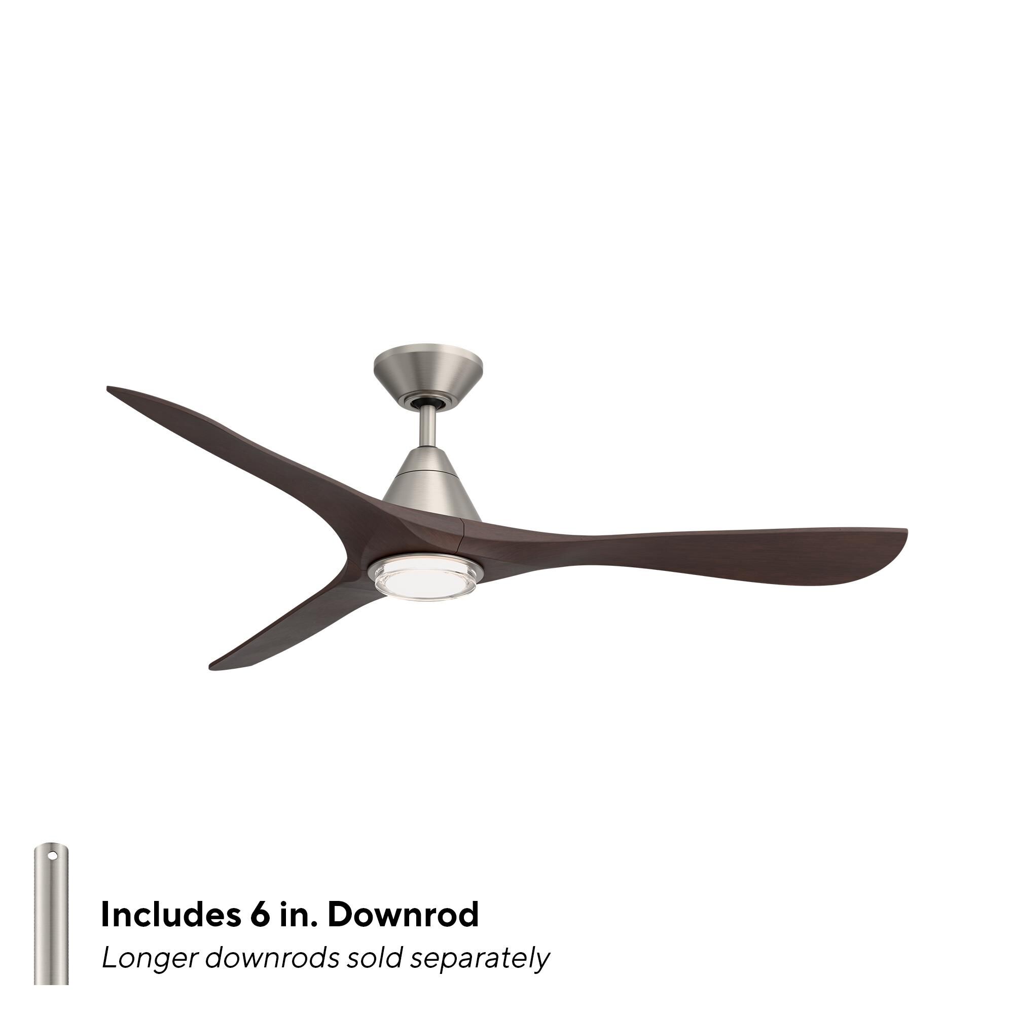 Carve 60 Inch Ceiling Fan with Light Kit by Modern Forms