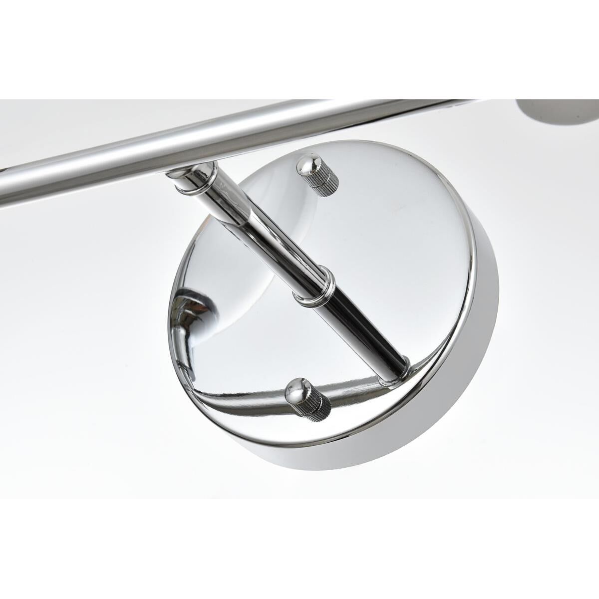 Shown in Chrome  finish and Clear glass