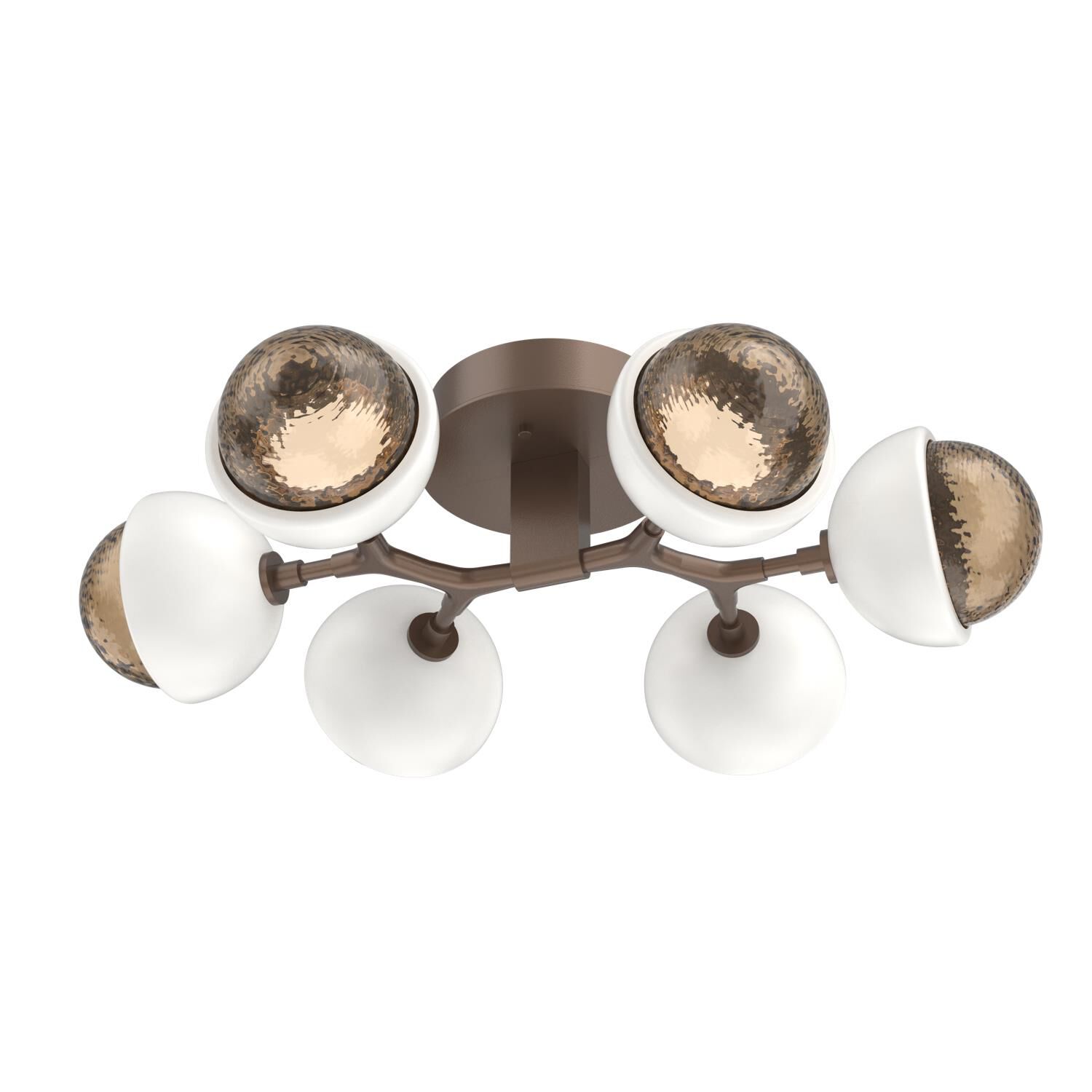 Levi Wilson Cabochon 27 Inch Flush Mount by Hammerton Studio