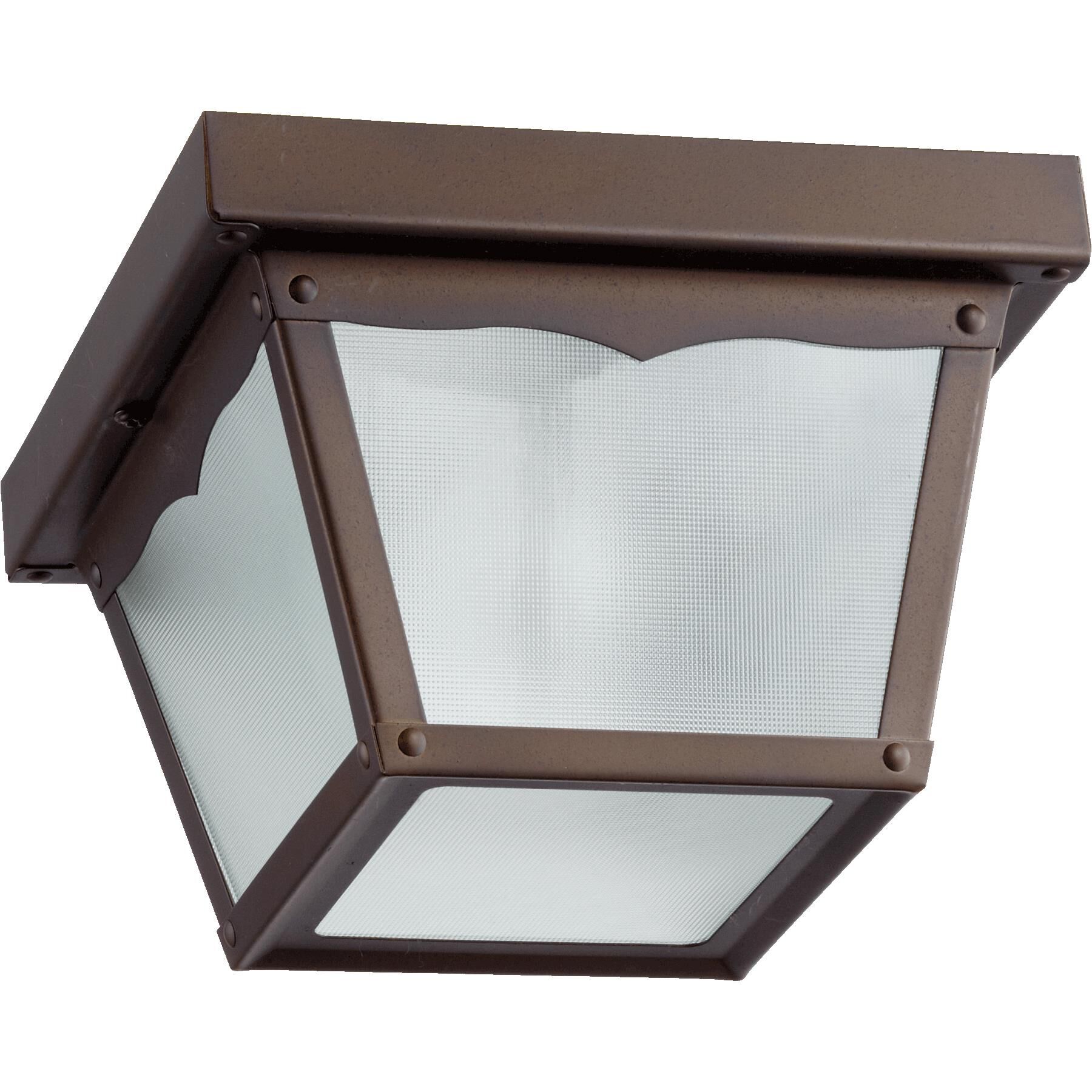 Shown in Oiled Bronze finish and Mist Lite glass