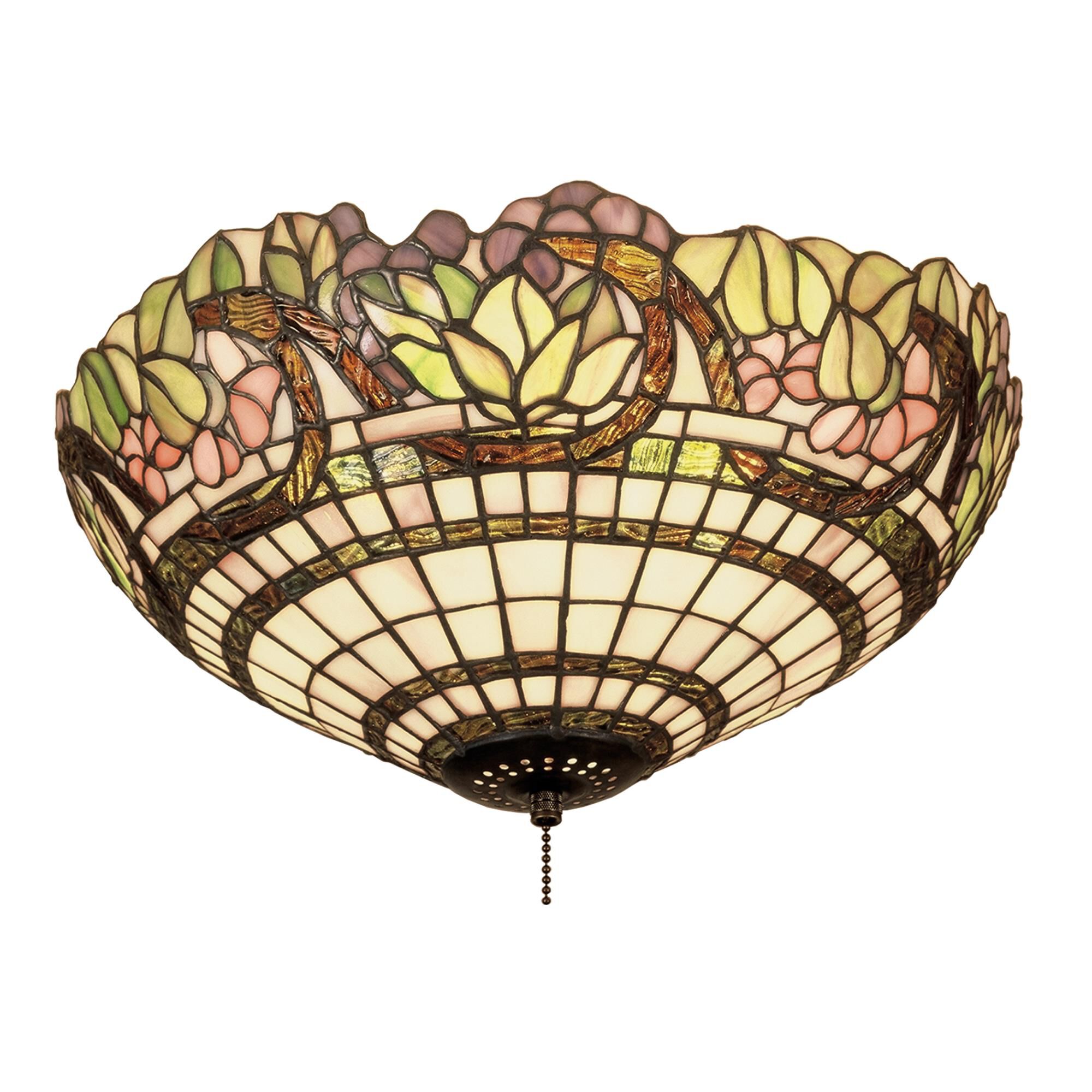 Handel Grapevine 15 Inch 3 Light Flush Mount by Meyda Lighting