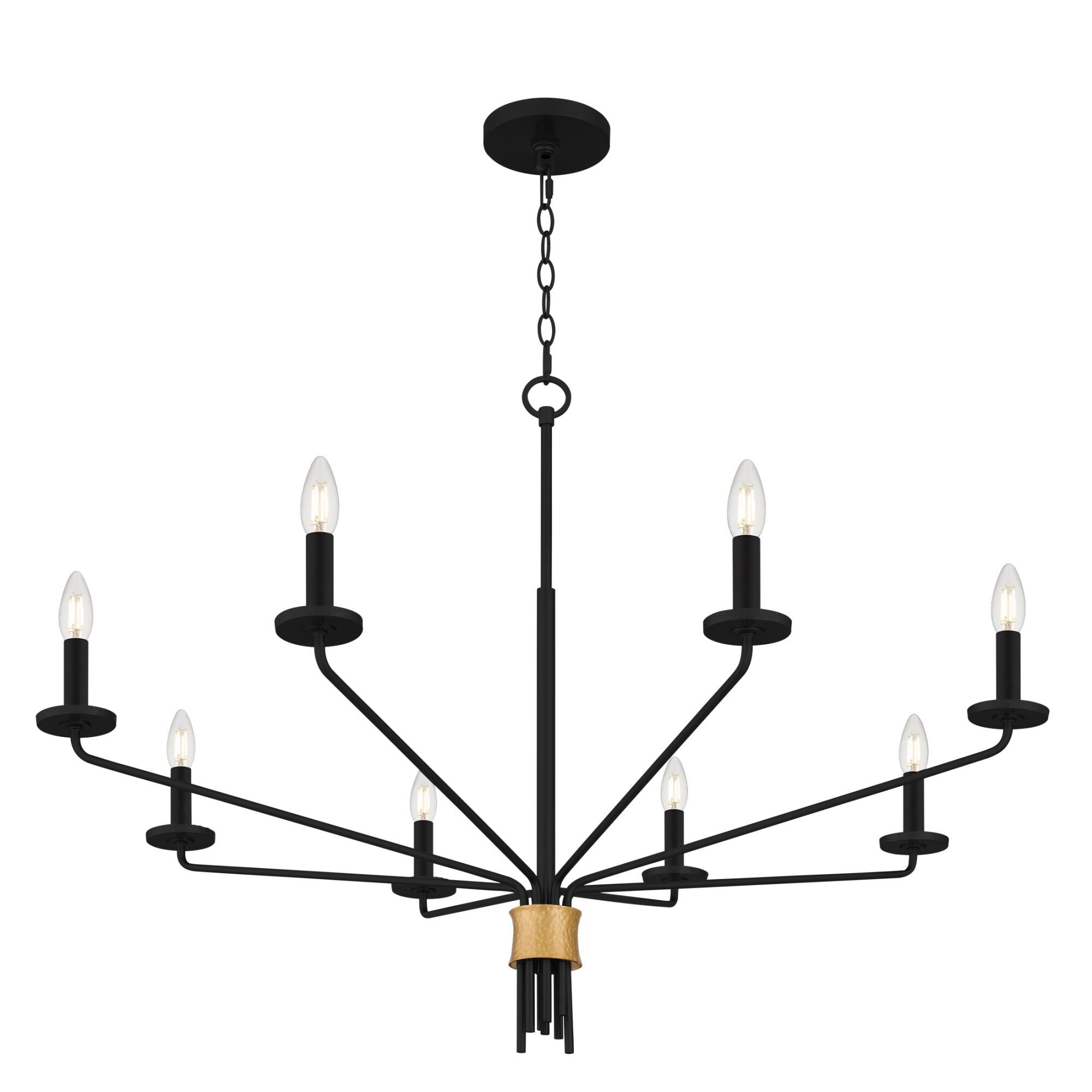 Alexander 40 Inch Chandelier by Quoizel
