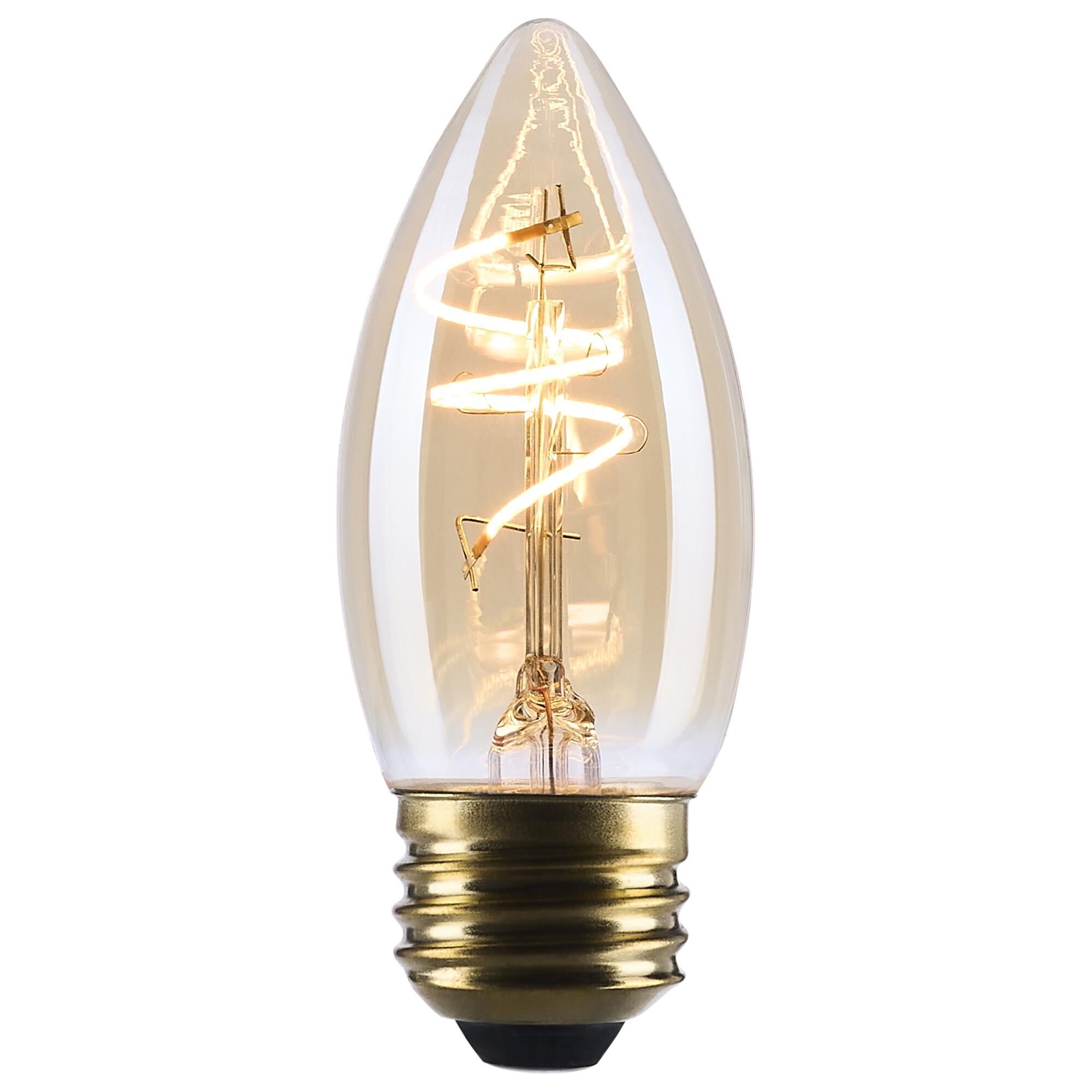 Dimmable 4 Watt 2000K C11 LED Light Bulb by Satco