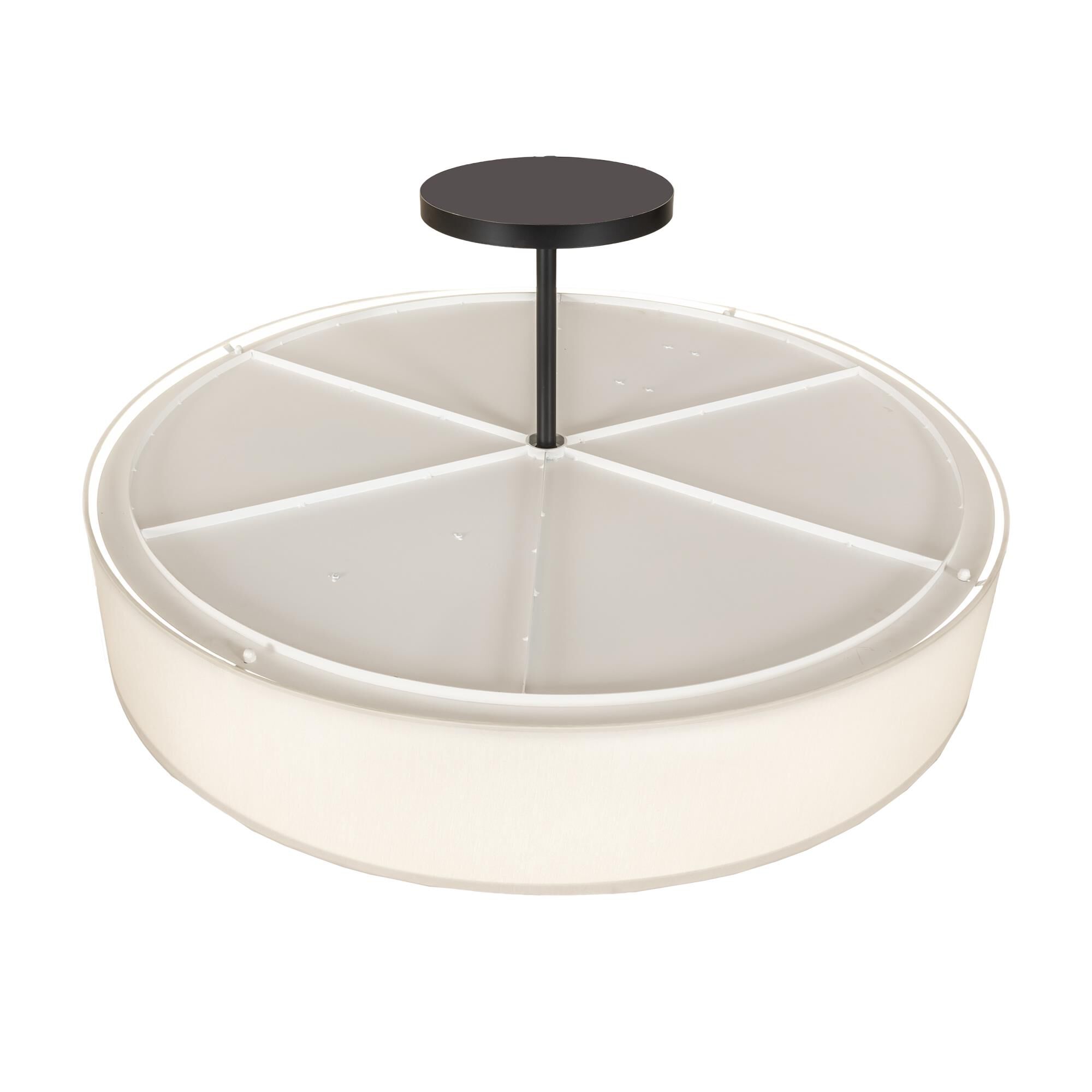 Meyda Lighting Cilindro Textrene 42 Inch LED Large Pendant