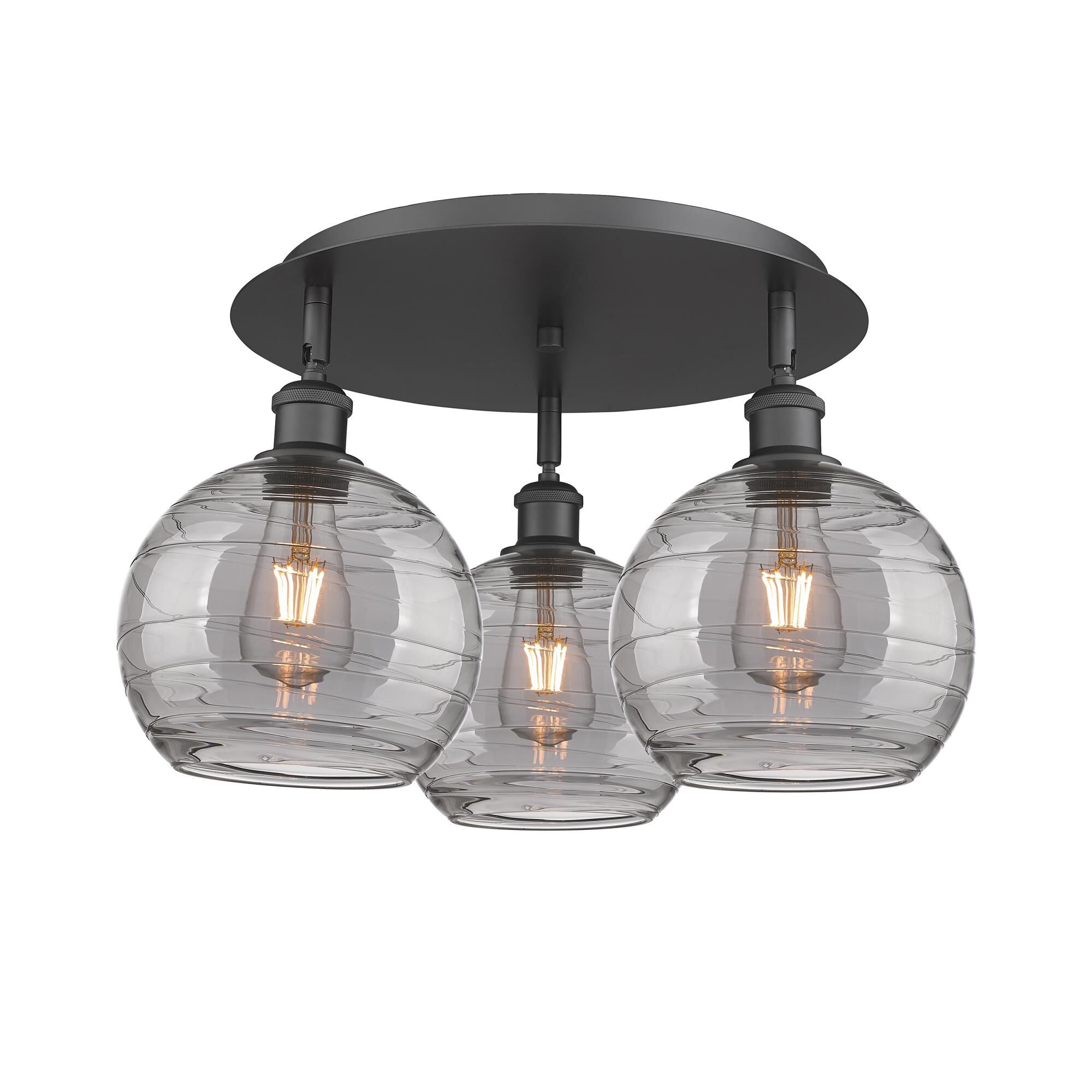 Bruno Marashlian Athens Deco Swirl 20 Inch Flush Mount by Innovations Lighting