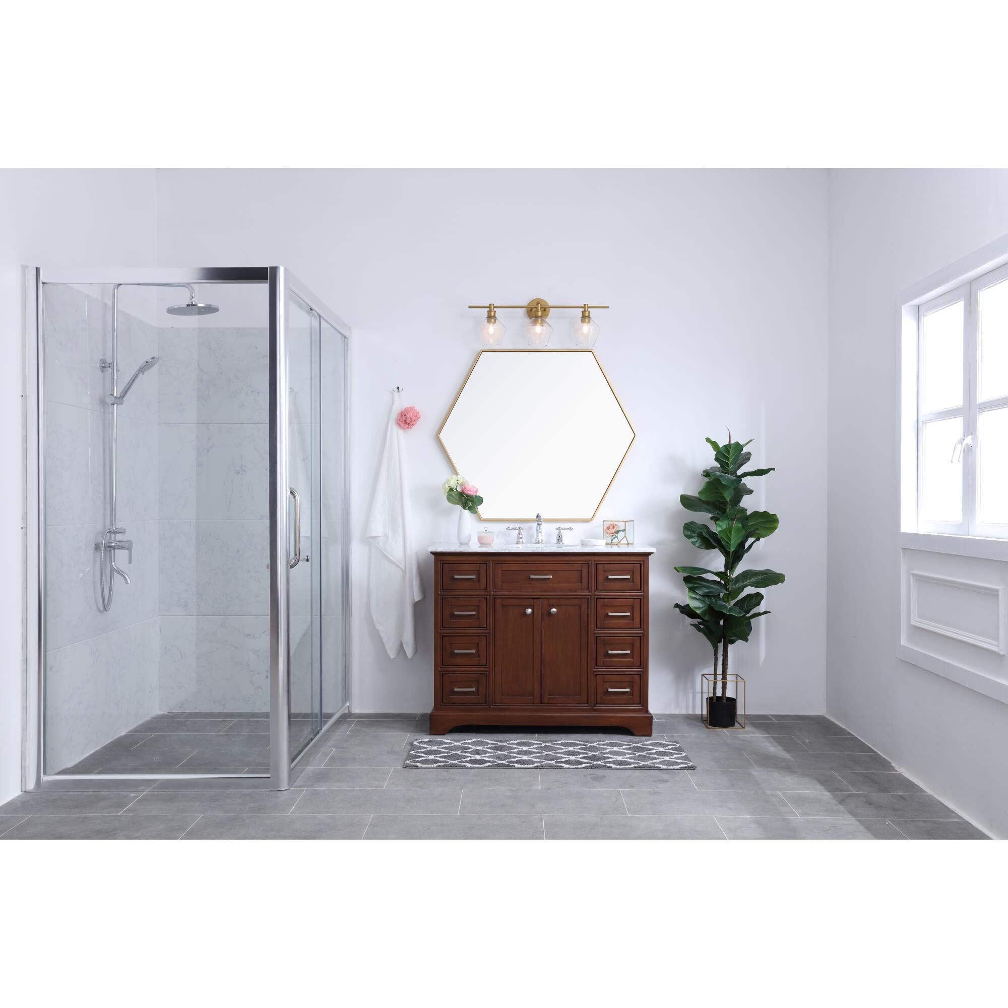 Gene 28 Inch Bath Vanity Light by Elegant Lighting