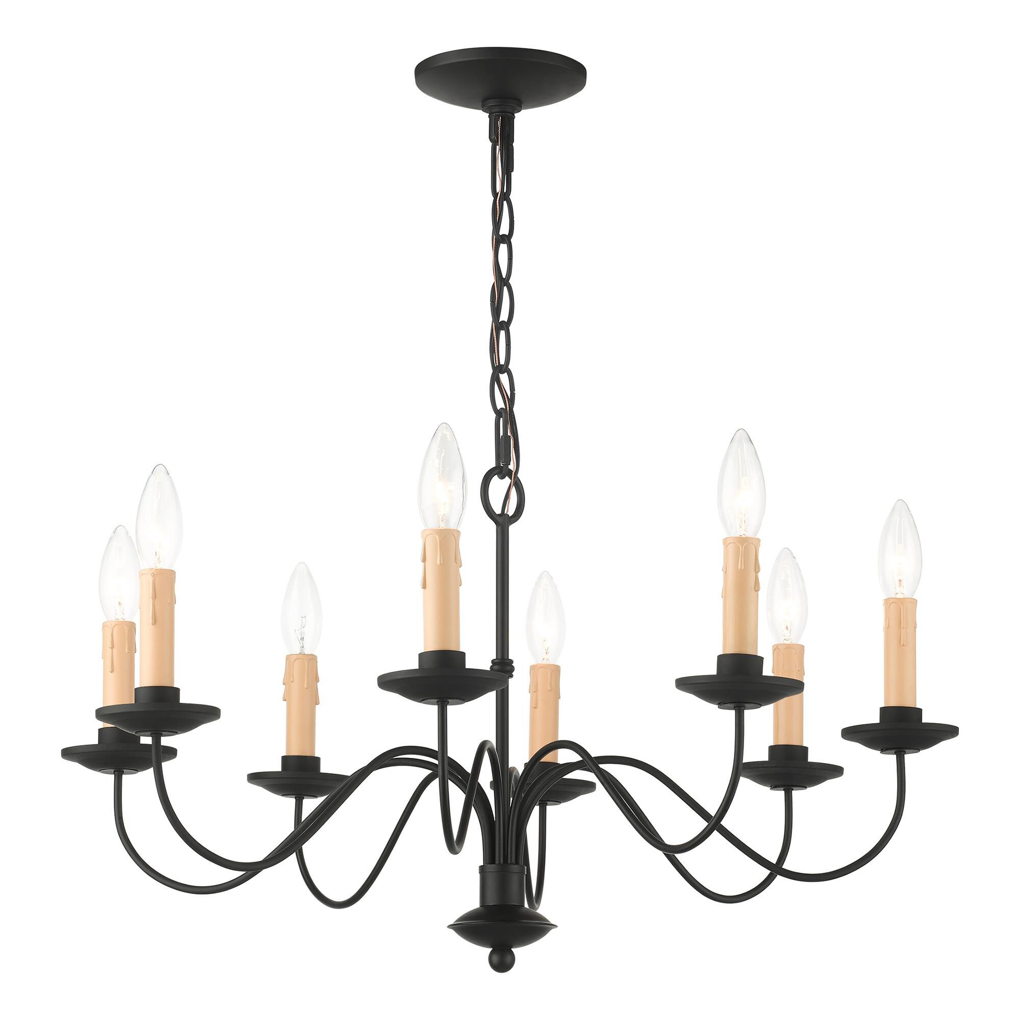 Heritage 25 Inch 8 Light Chandelier by Livex Lighting