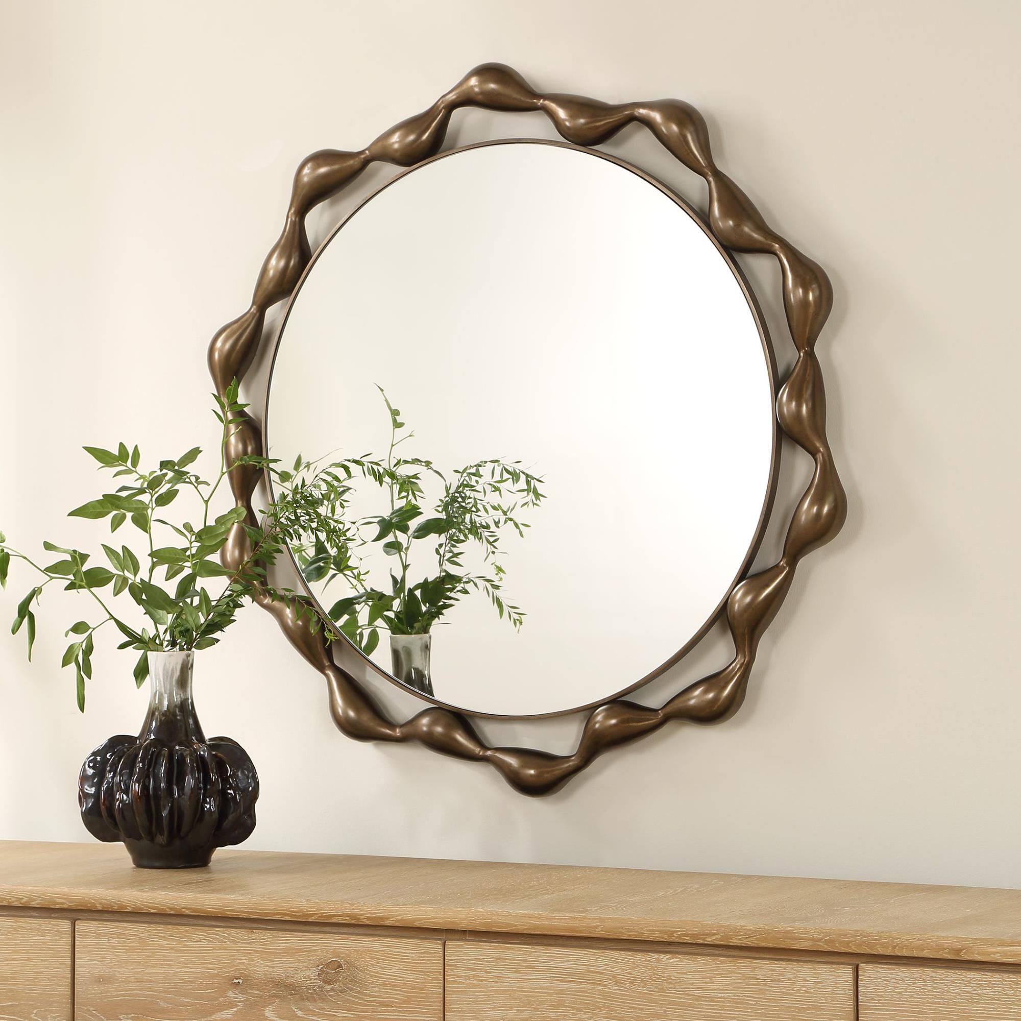 Renee Wightman Remolino 36 Inch Decorative Mirror by Uttermost