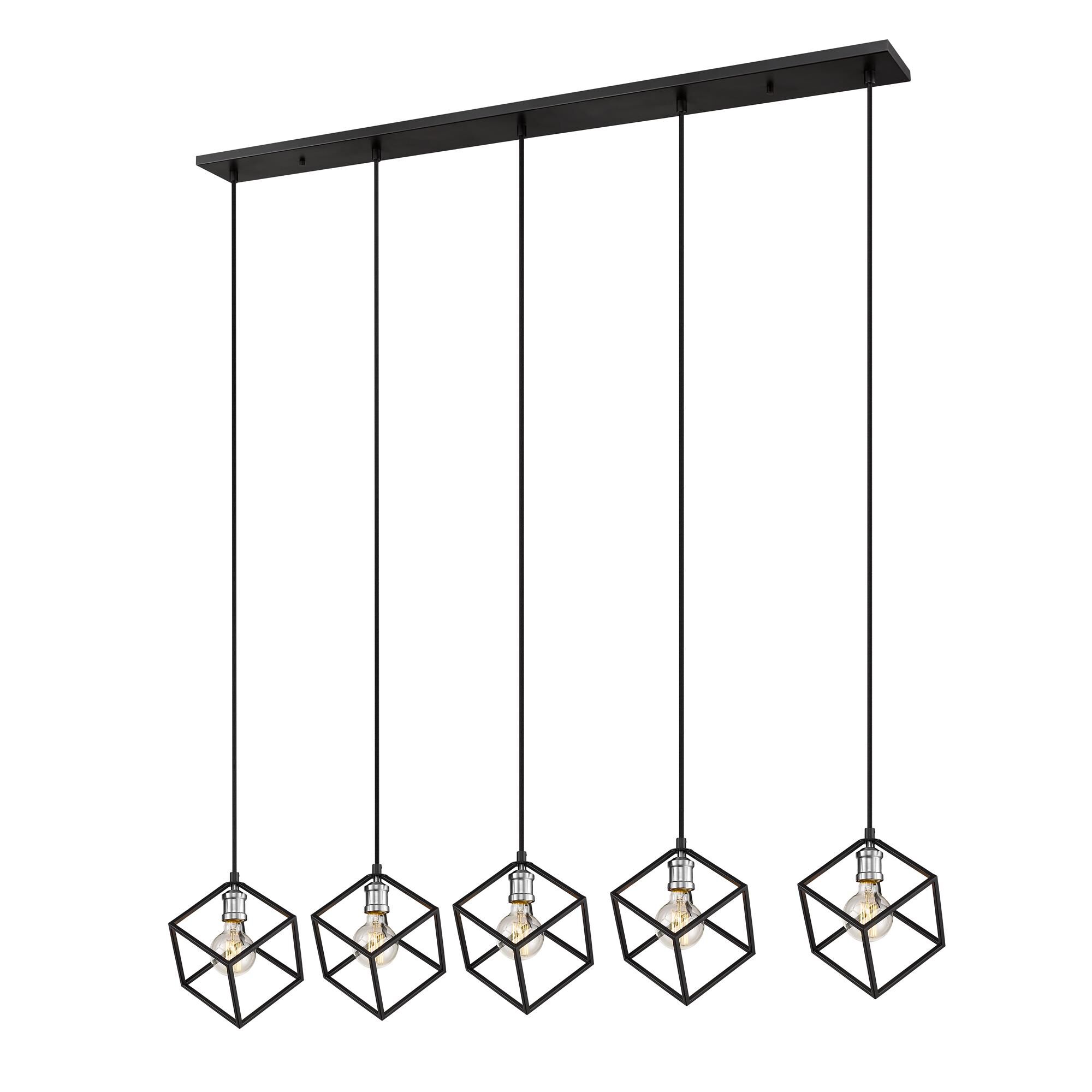 Vertical 54 Inch 5 Light Linear Suspension Light by Z-Lite