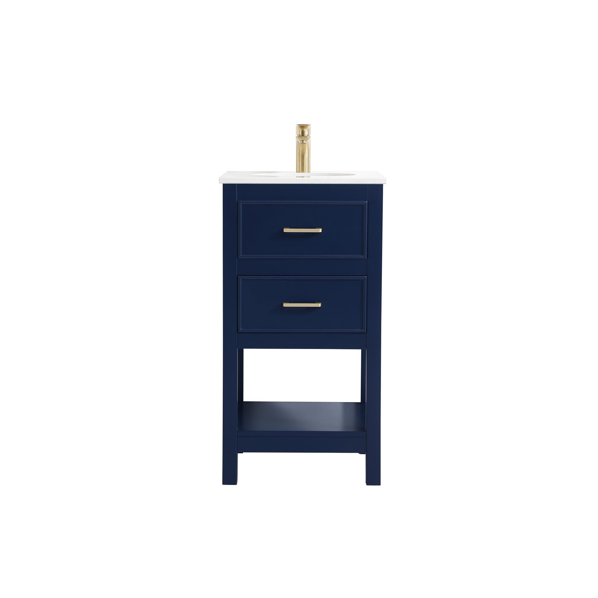 Shown in Blue finish