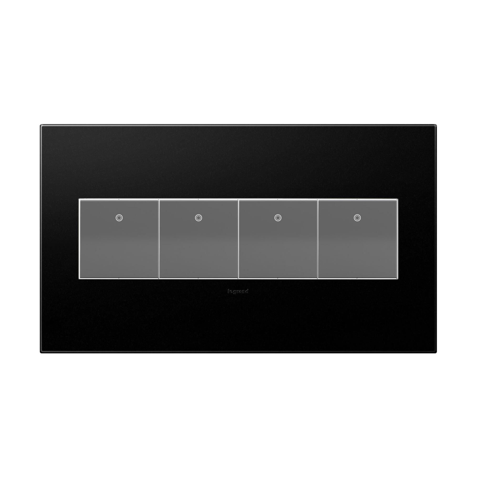 adorne Plastics 4 Gang Wall Plate by Legrand