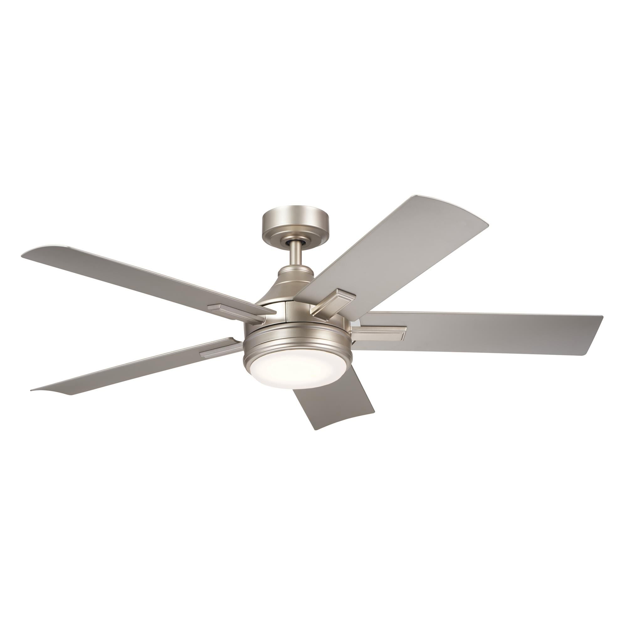 Shown in Brushed Nickel finish and Frosted glass