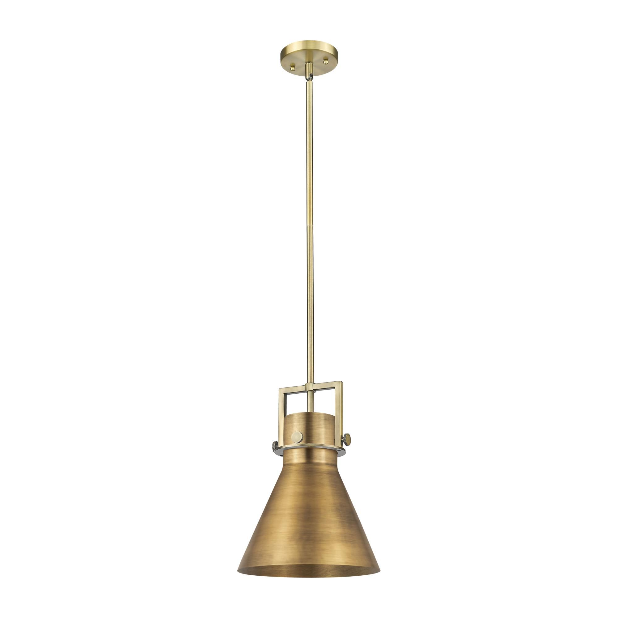 Shown in Brushed Brass finish and Brushed Brass shade