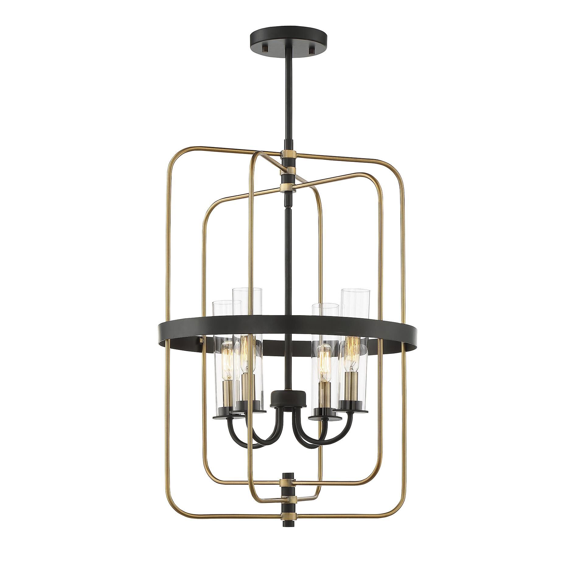 Kearney 17 Inch Cage Pendant by Savoy House