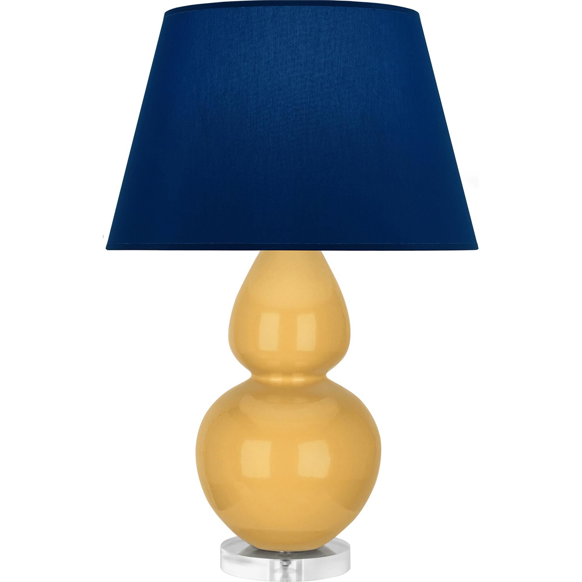 Shown in Sunset finish and Navy and Gray shade and Lucite accent