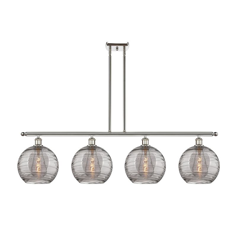 Bruno Marashlian Athens Deco Swirl 48 Inch Linear Suspension Light by Innovations Lighting