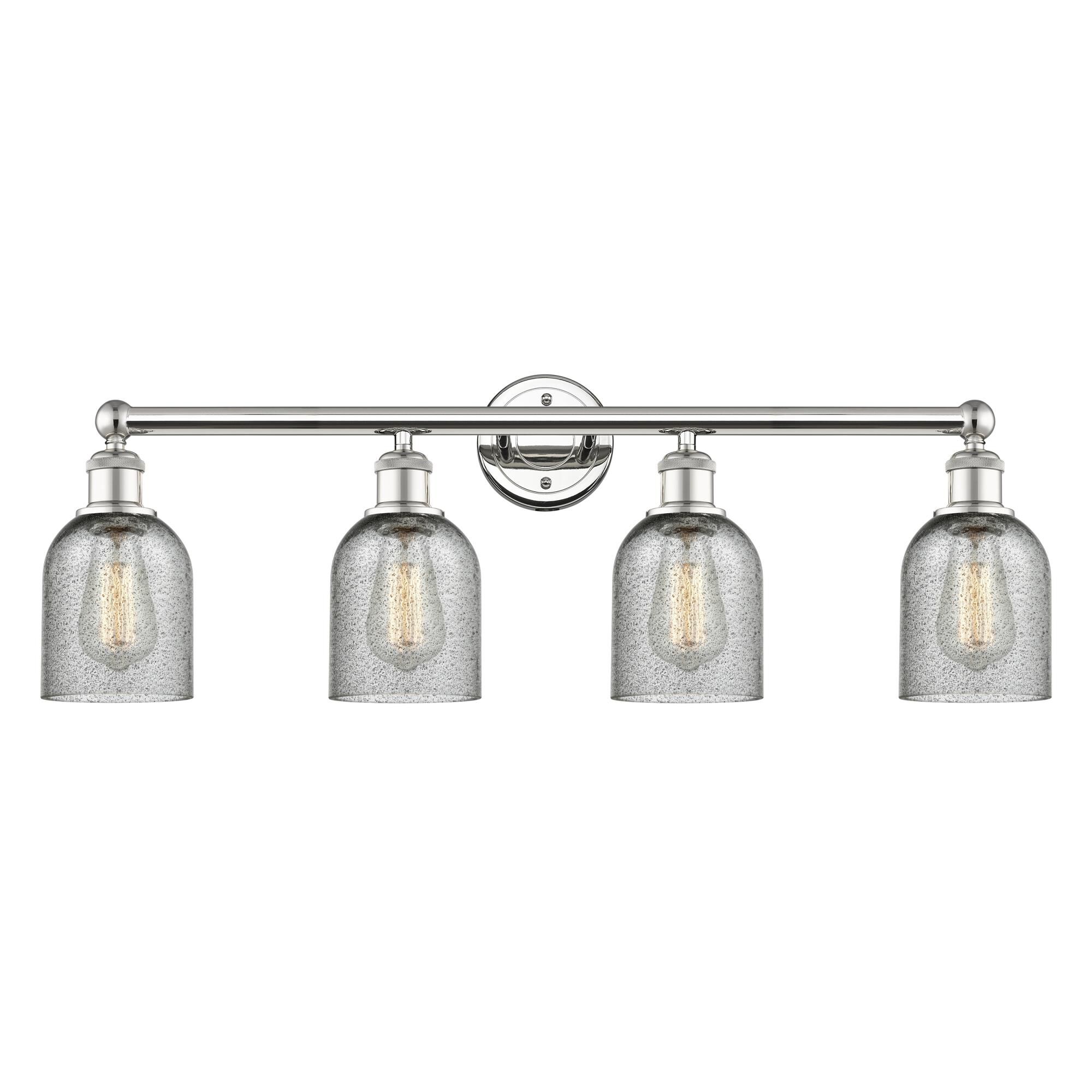 Shown in Polished Nickel finish and Charcoal glass