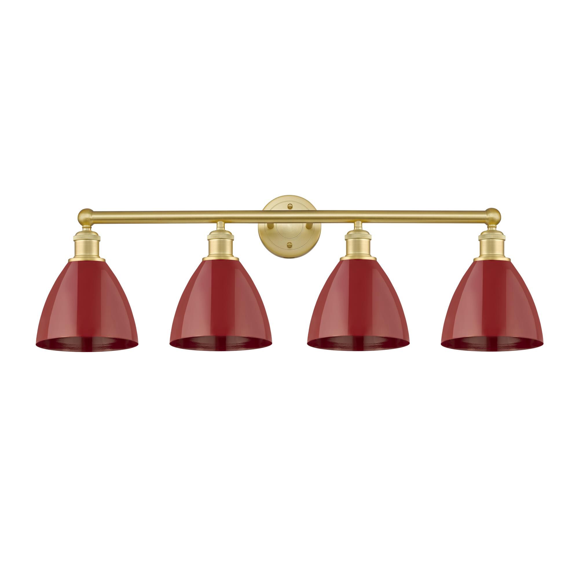 Bruno Marashlian Plymouth Dome 34 Inch 4 Light Bath Vanity Light by Innovations Lighting