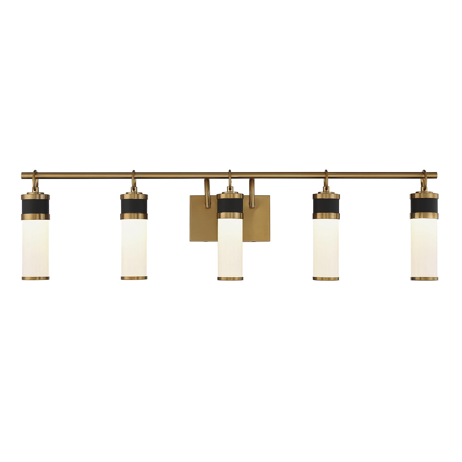 Abel 39 Inch 5 Light LED Bath Vanity Light by Savoy House