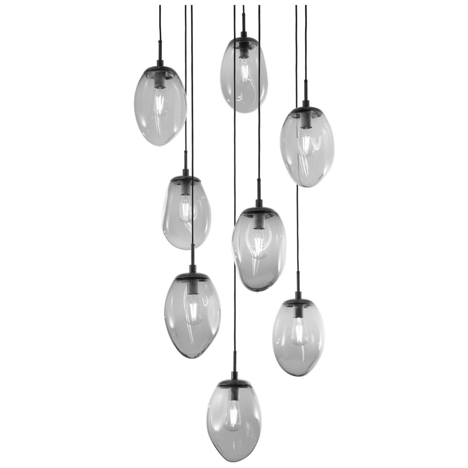 Levi Wilson Nebula 29 Inch 8 Light Multi Light Pendant by Hammerton Studio