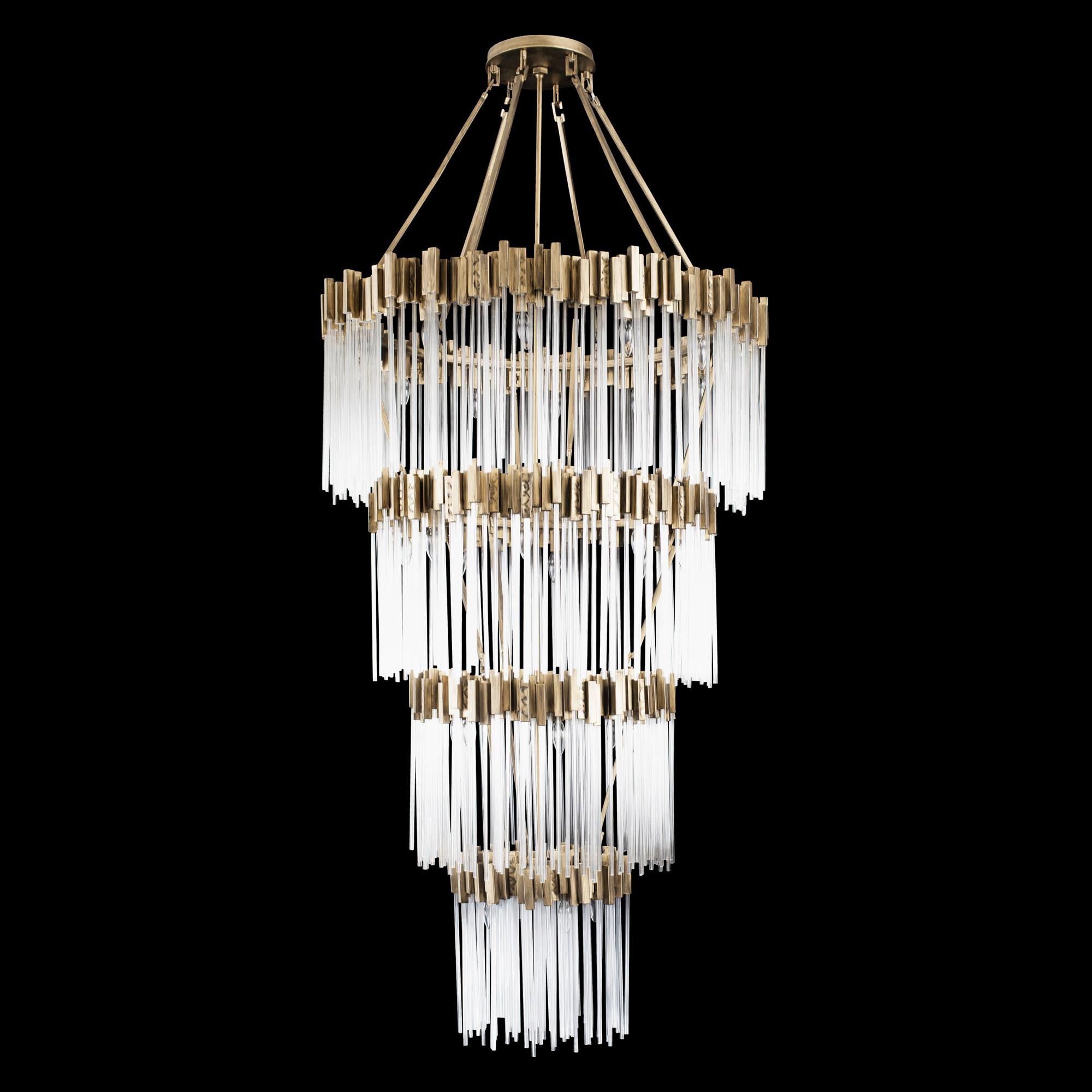 Shown in Havana Gold finish and Clear glass