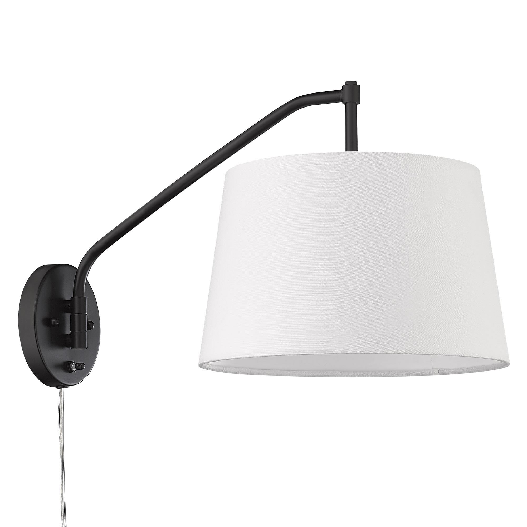 Ryleigh 19 Inch Wall Swing Lamp by Golden Lighting