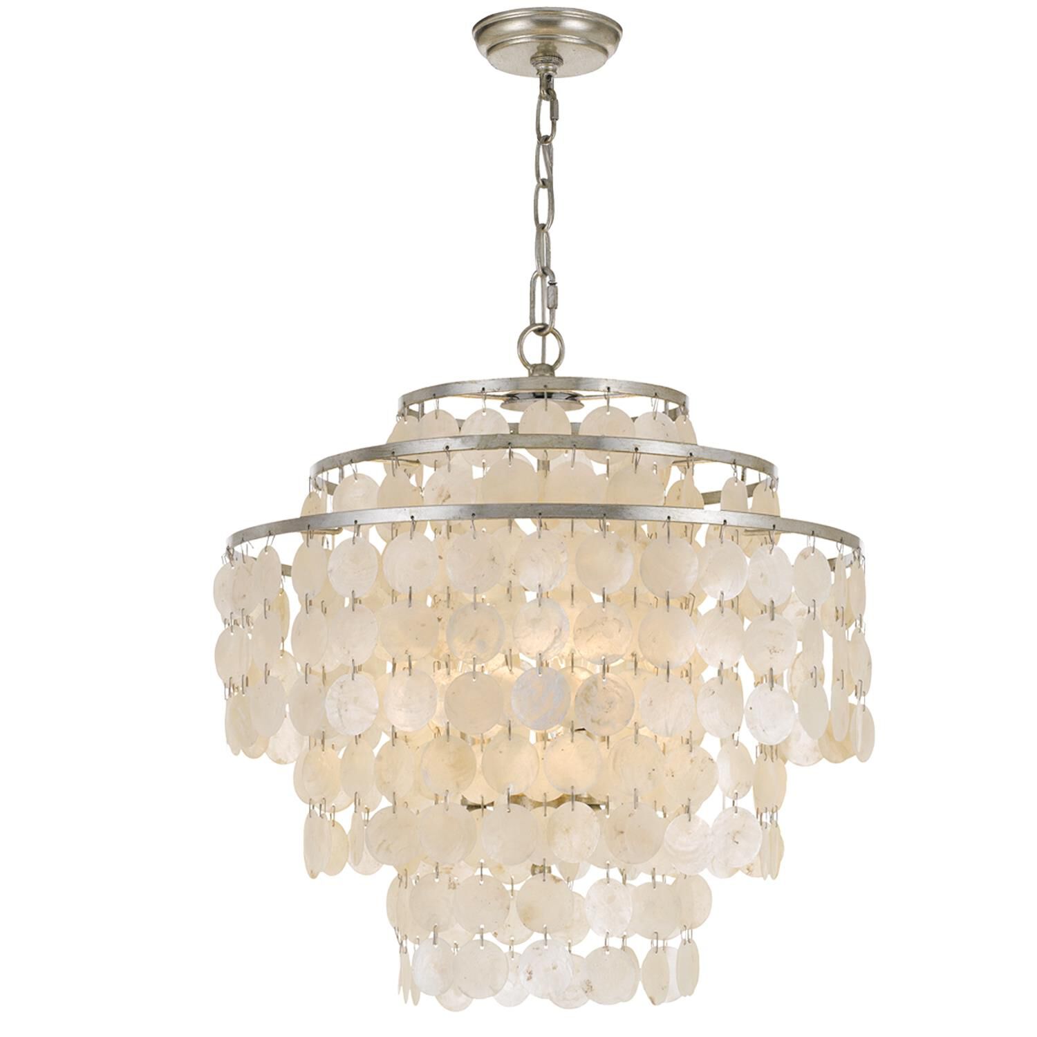 Shown in Antique Silver finish