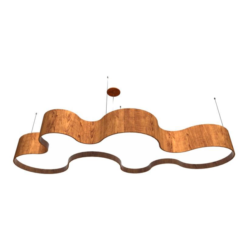 Organic Linear Suspension Light by Accord Lighting