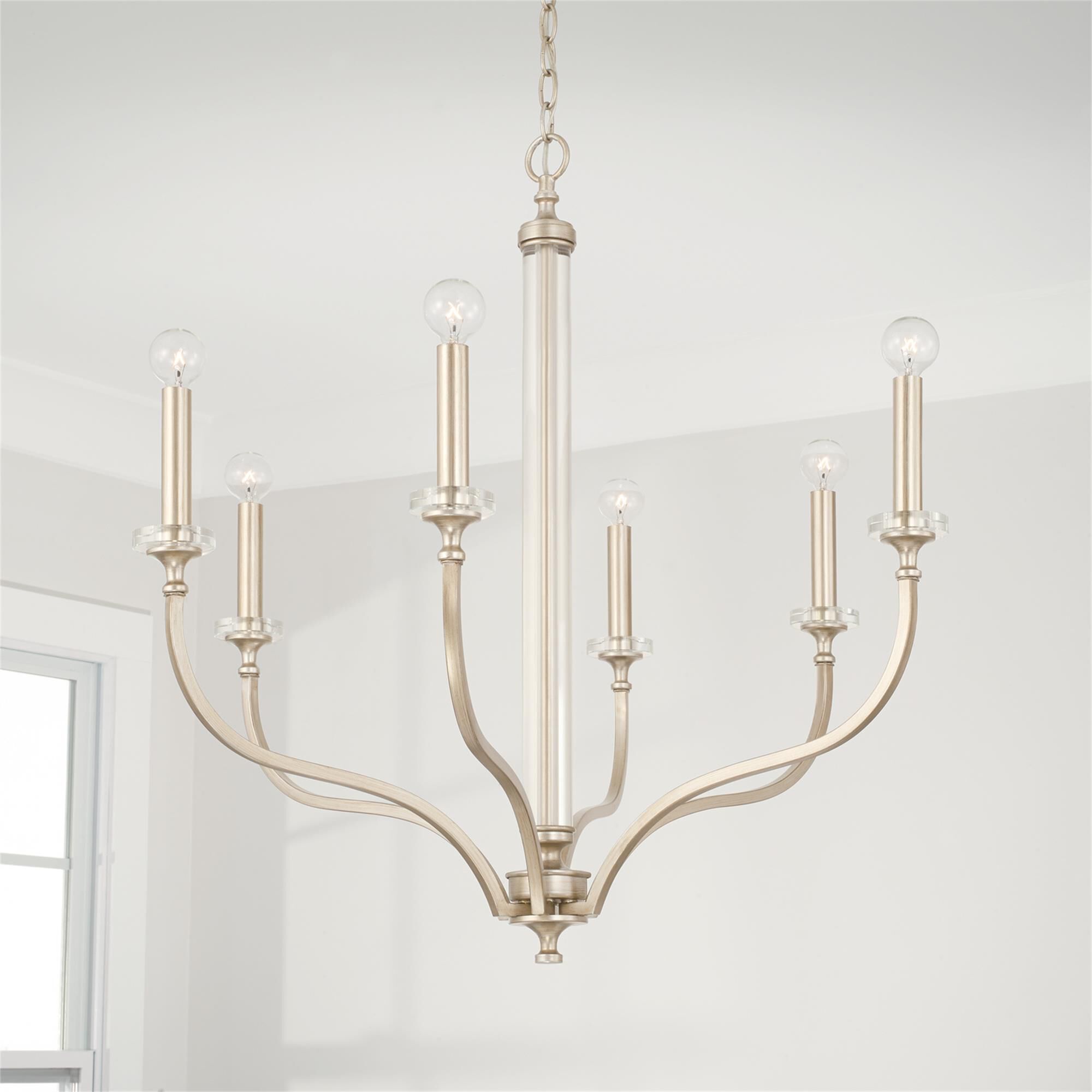 Shown in Brushed Champagne finish