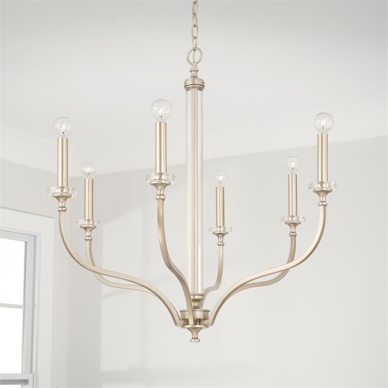 Breigh 32 Inch 6 Light Chandelier by Capital Lighting Fixture Company