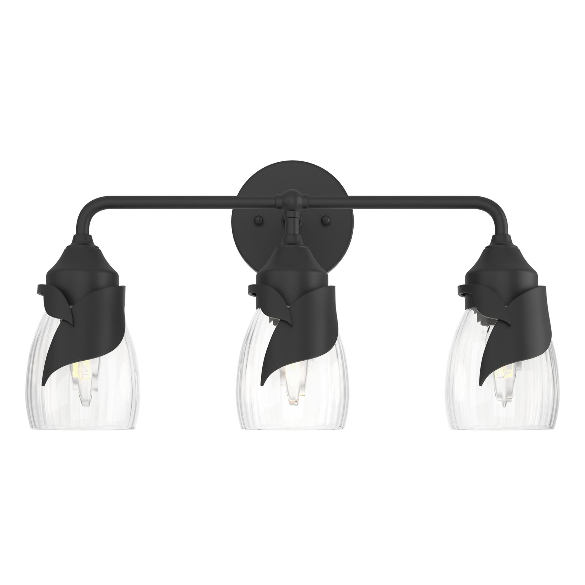 Shown in Black finish and Water glass