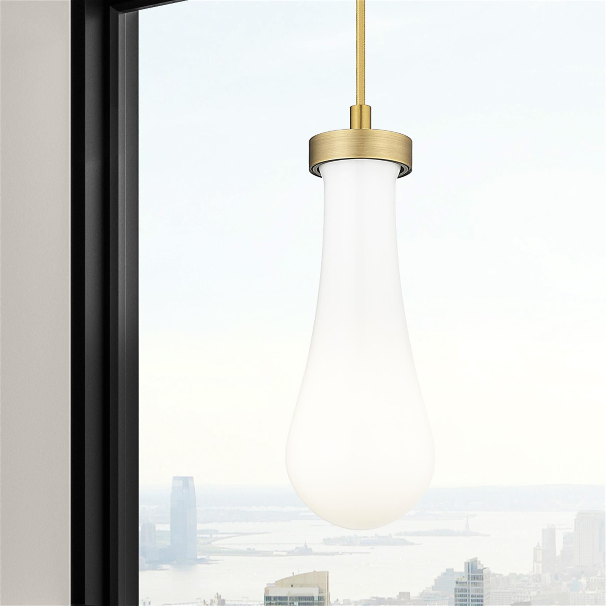 Shown in Brushed Brass finish