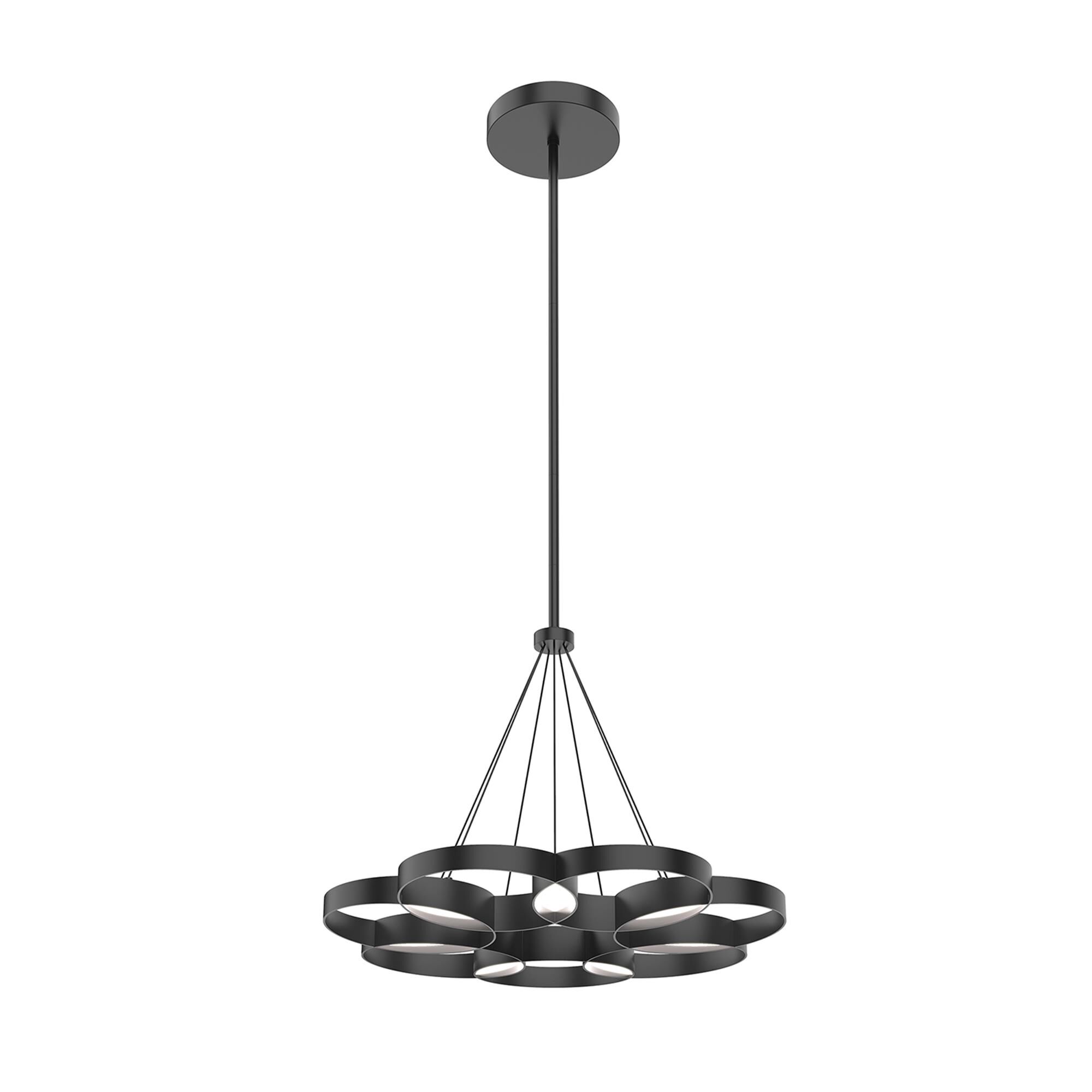 Shown in Black finish and Frosted Acrylic glass