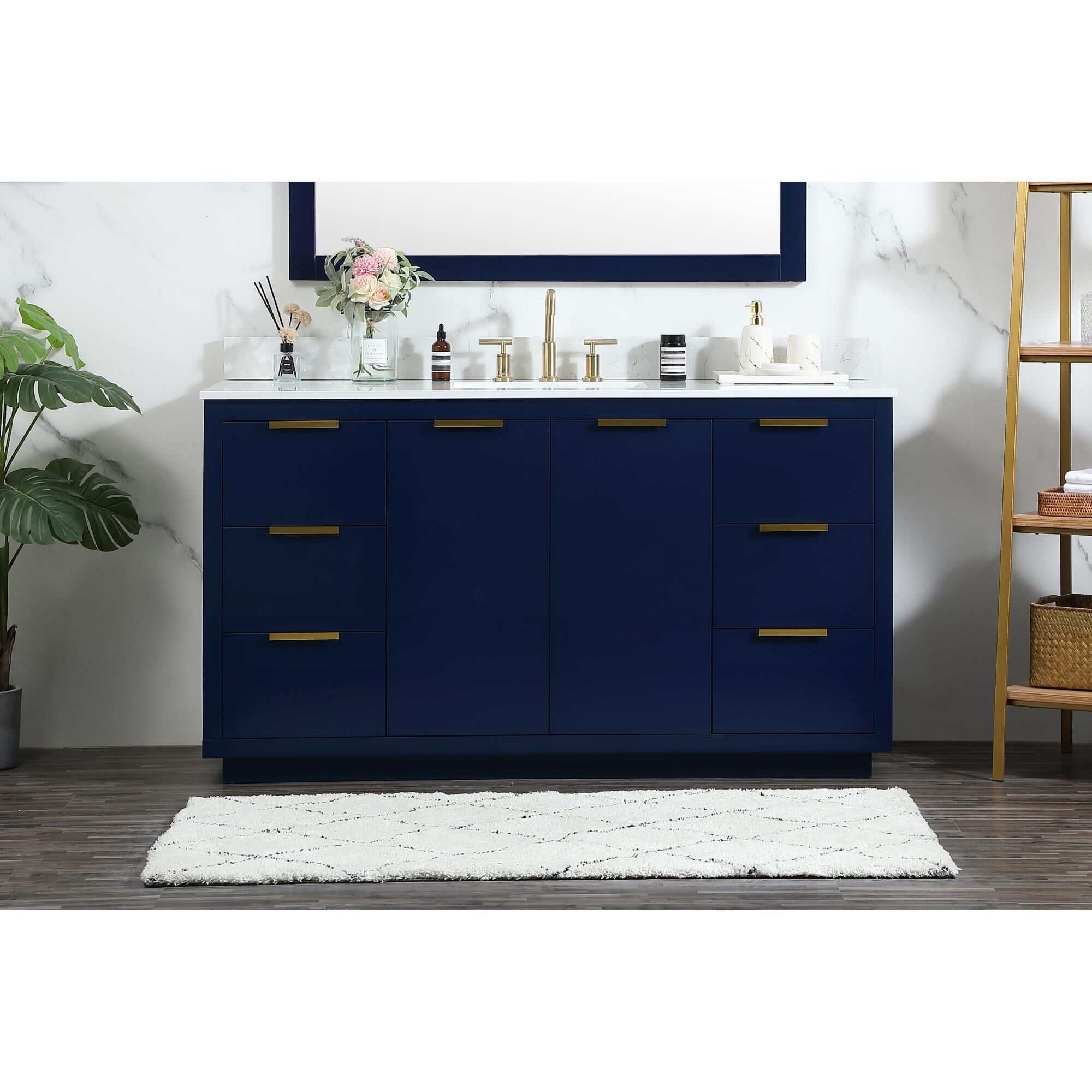 Blake 60 Inch Bath Vanity by Elegant Decor