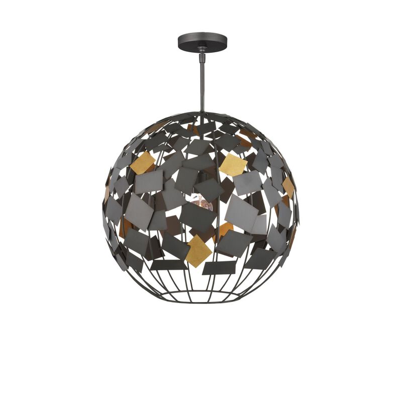 Currey and Company Hiroshi Koshitaka Collection Moon Night 23 Inch Large Pendant