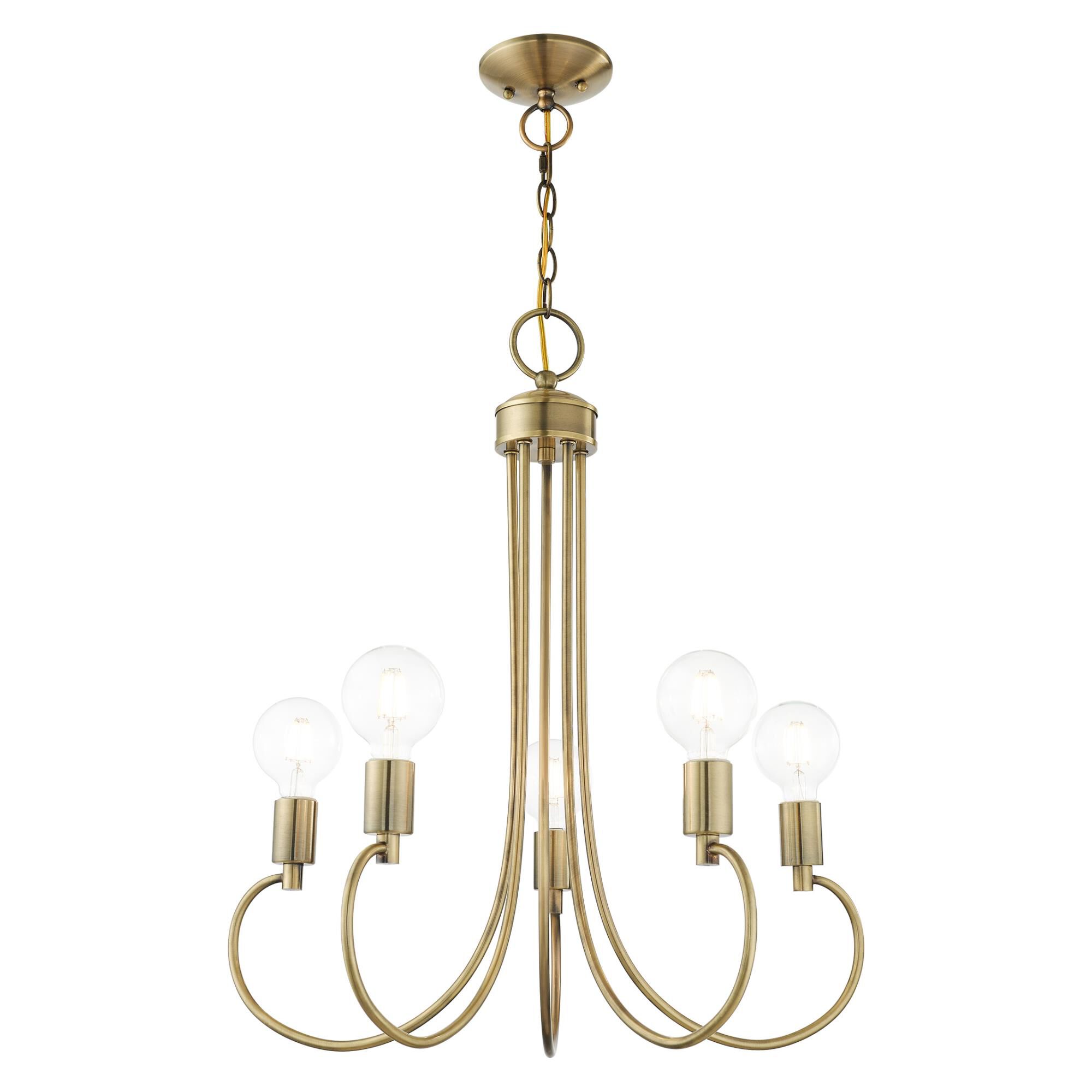 Bari 5 Light Chandelier by Livex Lighting