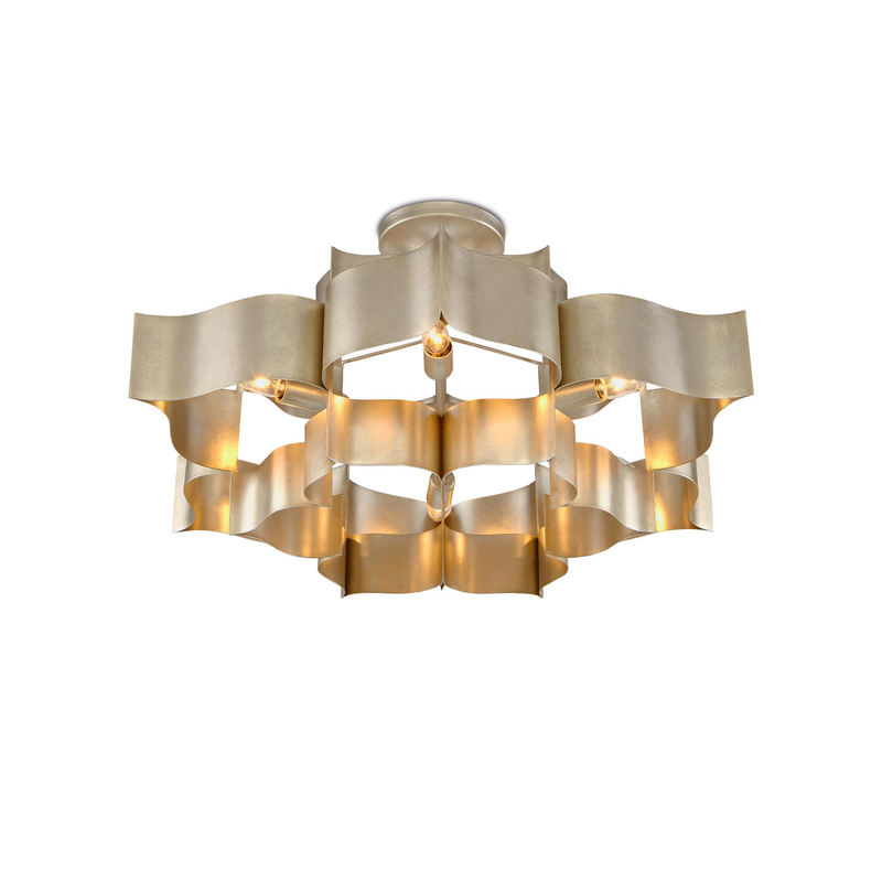 Grand Lotus 30 Inch Pendant Light by Currey & Company
