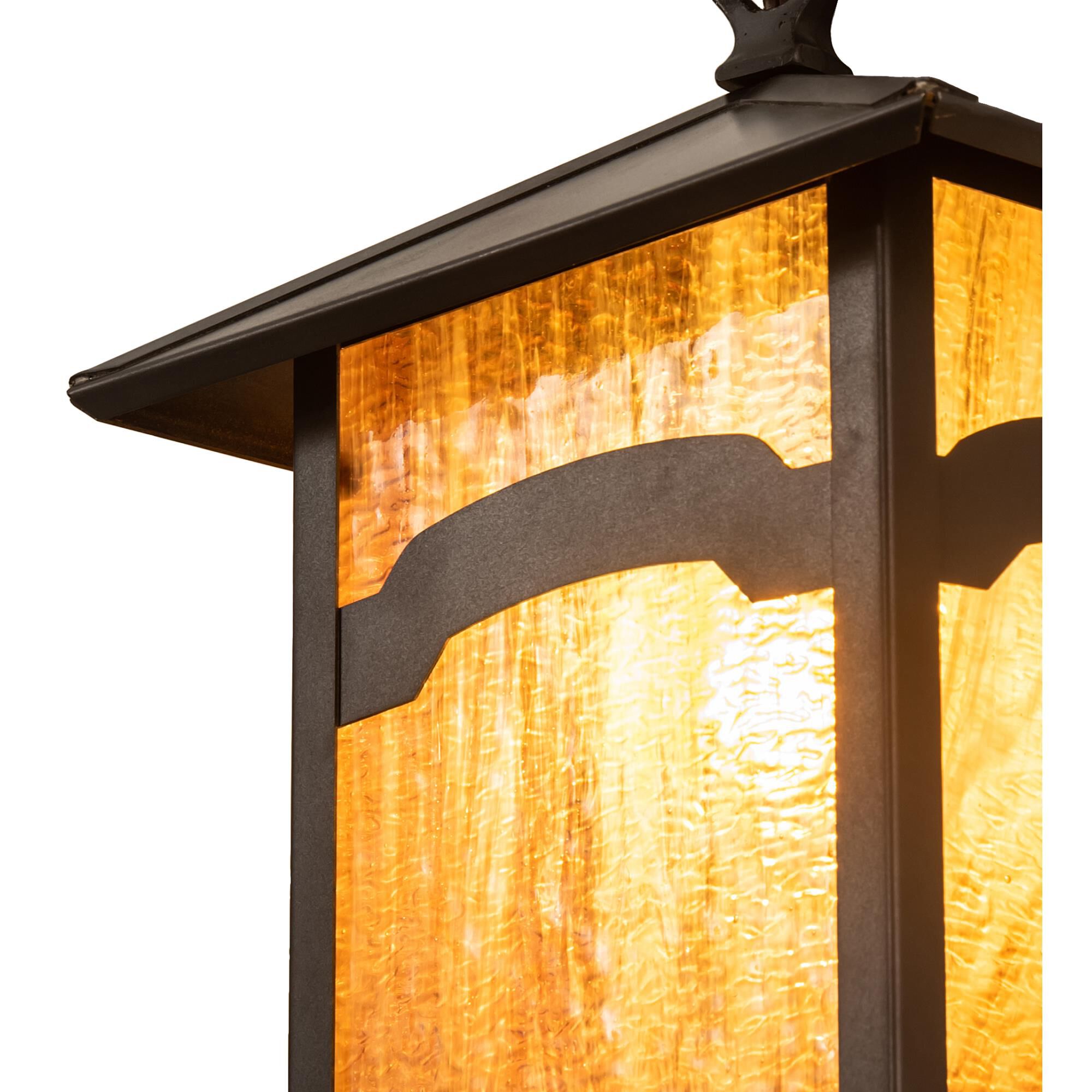 Shown in Craftsman Brown Finish finish and Amber /Acrylic glass