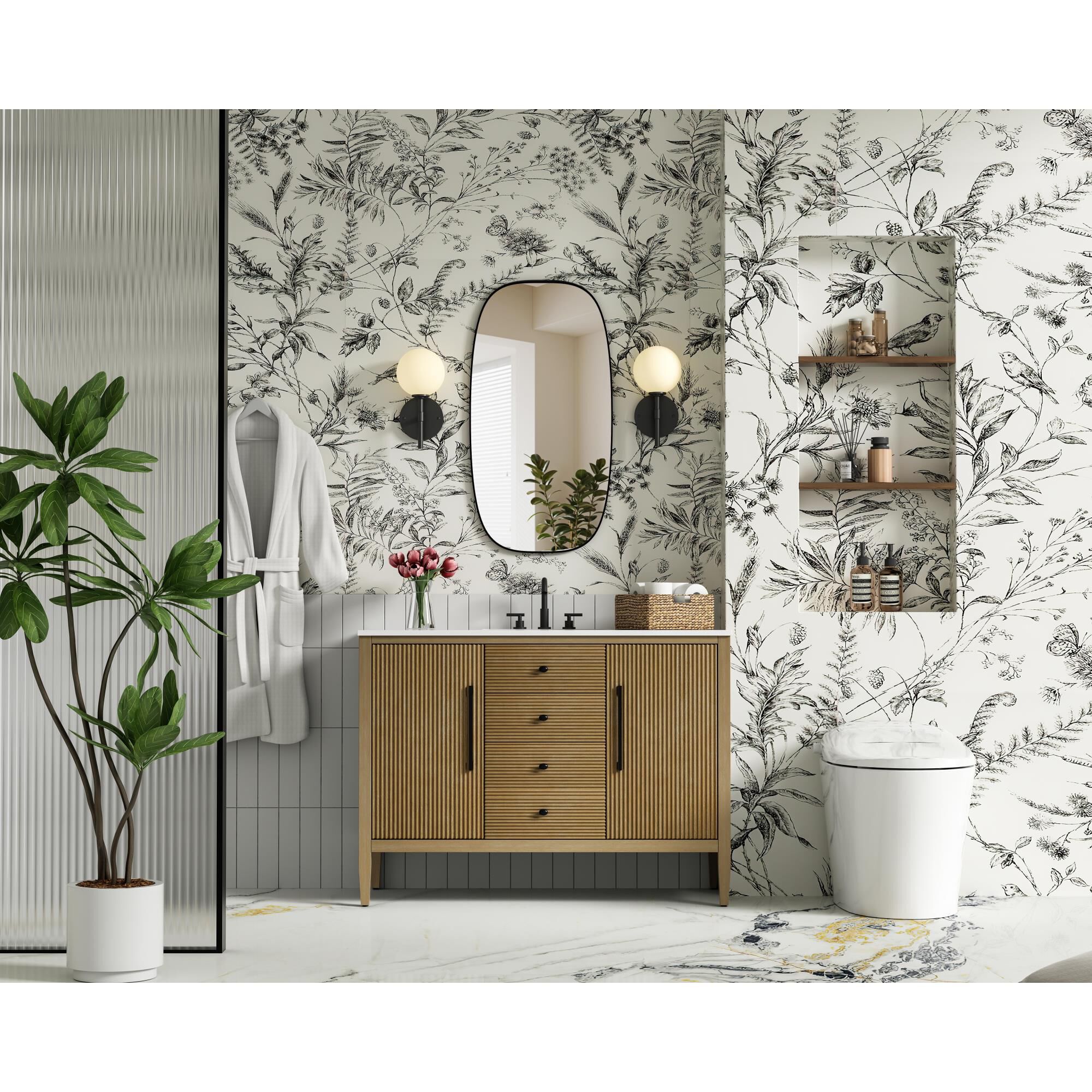 Blakely 48 Inch Bath Vanity by Elegant Dcor