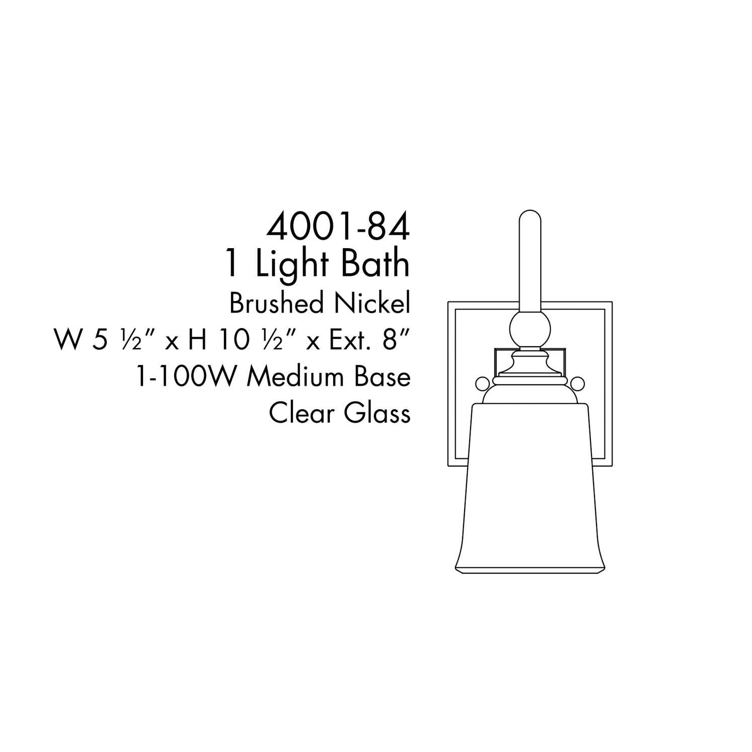 Antonia 6 Inch Wall Sconce by Minka Lavery