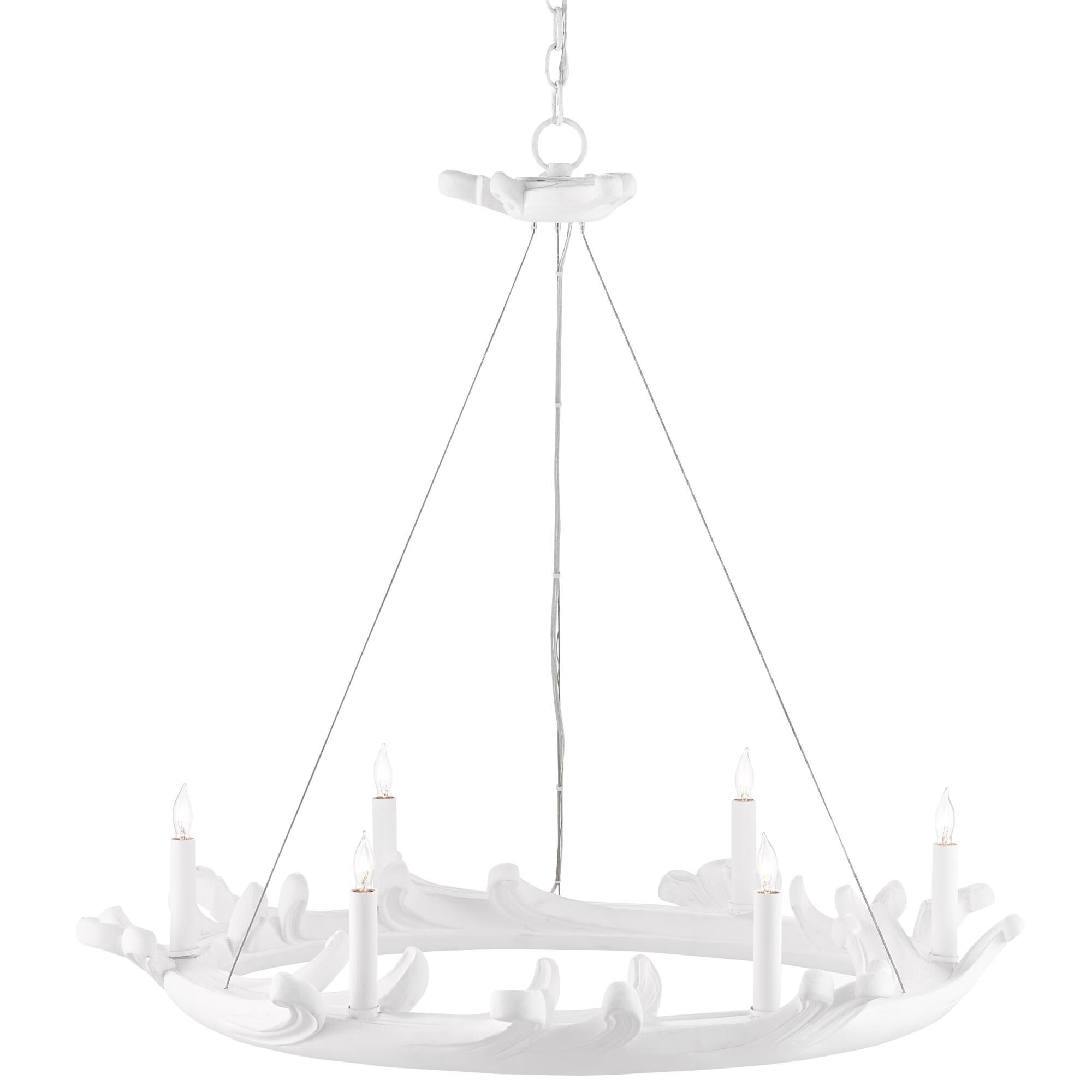 Honour 6 Light Chandelier by Currey and Company